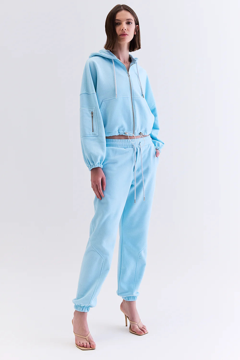 Maxi Jacket Azul Hoodmoood