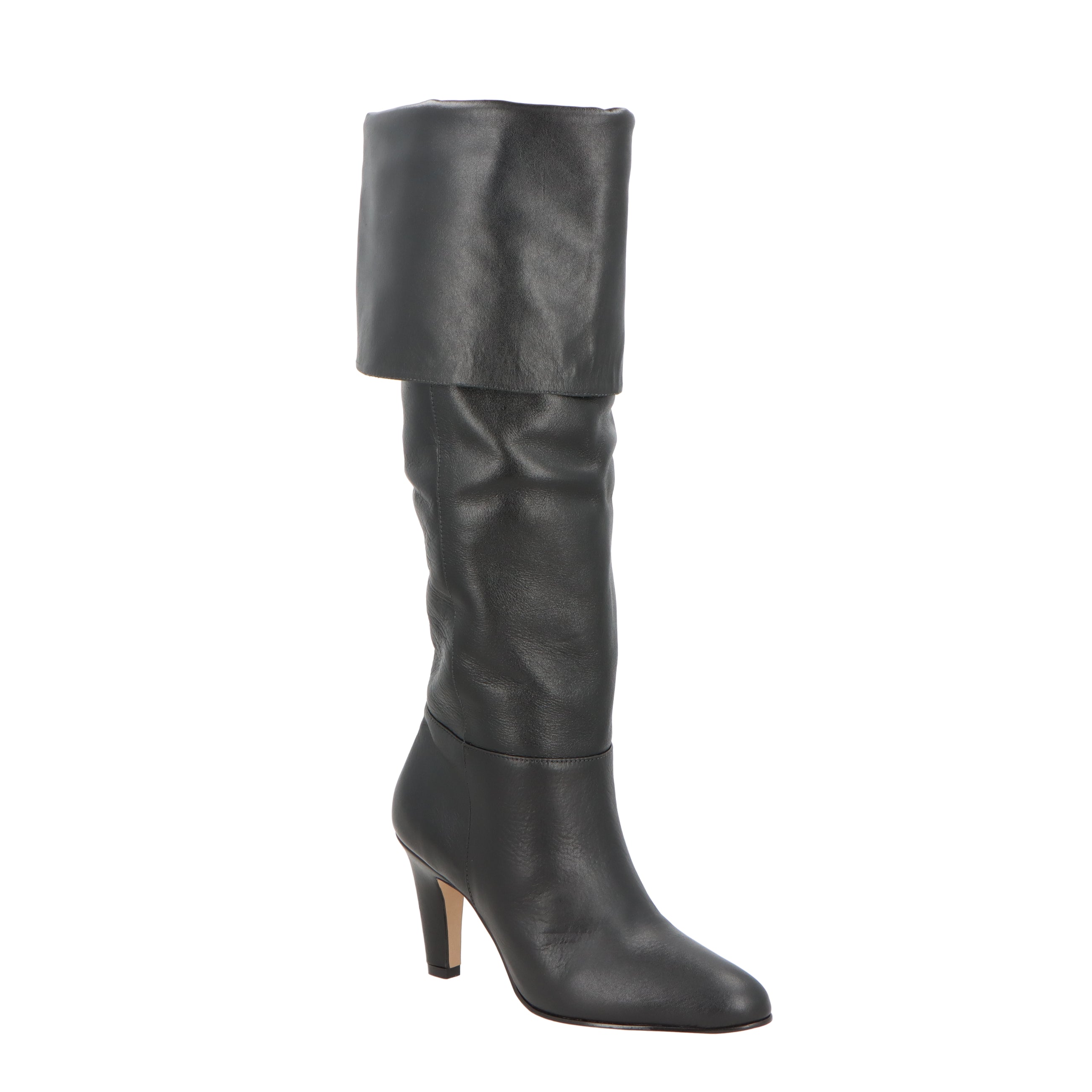 Bota over the knee Negra Luiza Barcelos