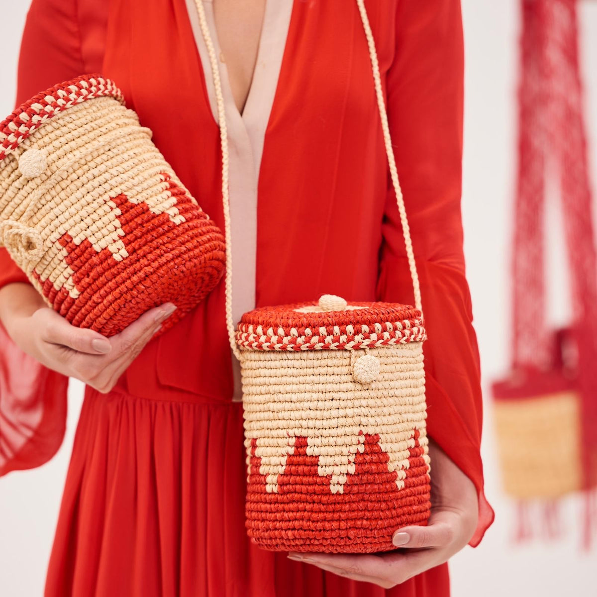 Cartera Nannacay Roja