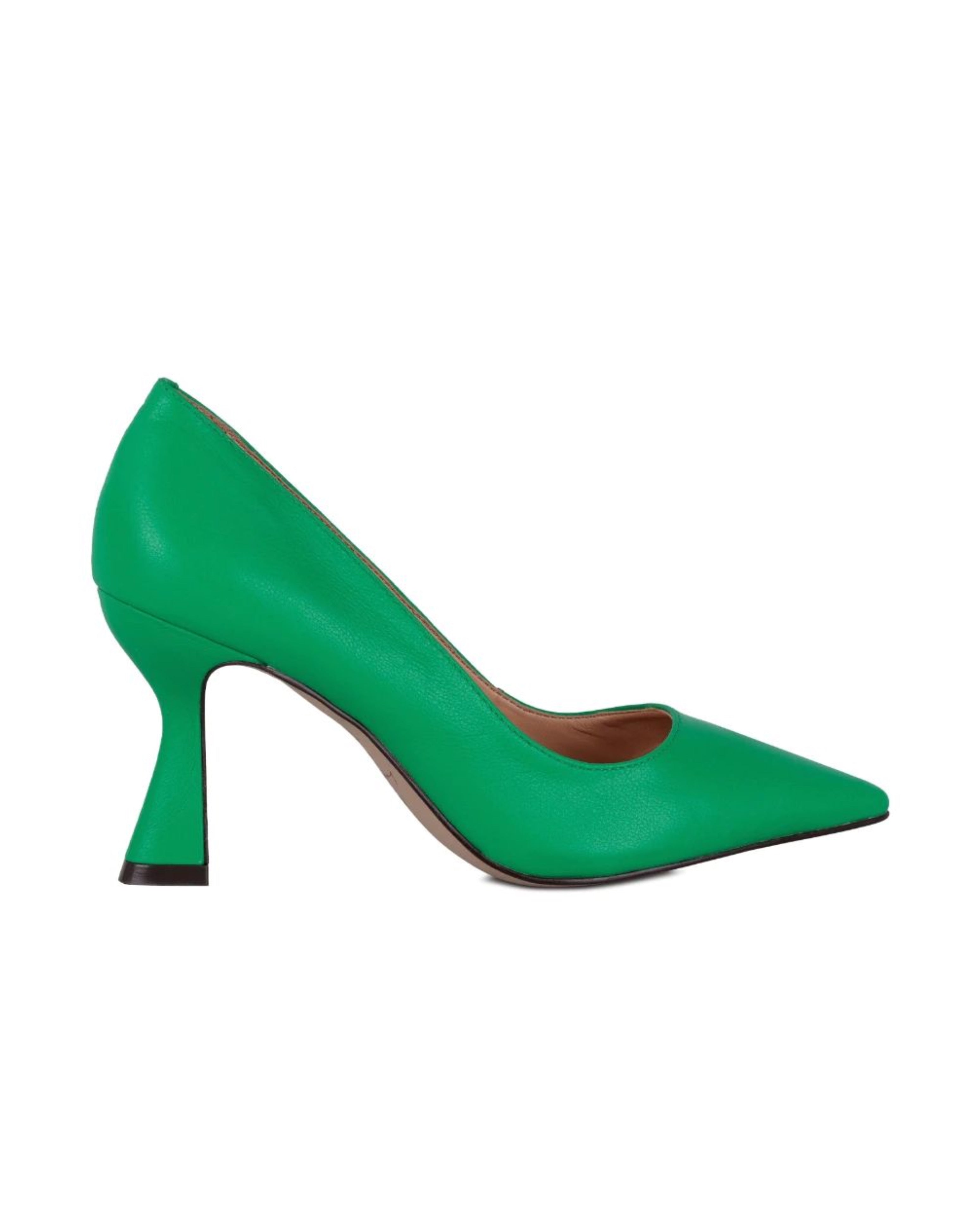 Scarpin Cuero Verde Luiza