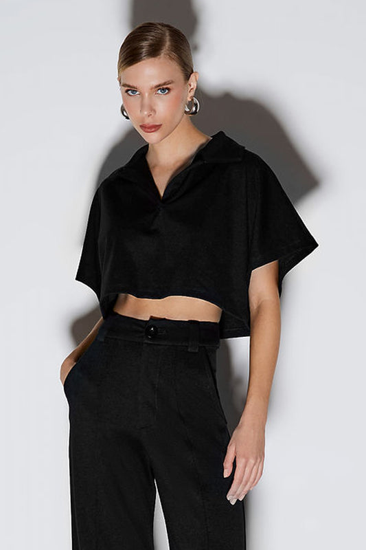 Cropped Negro Zen - 51213