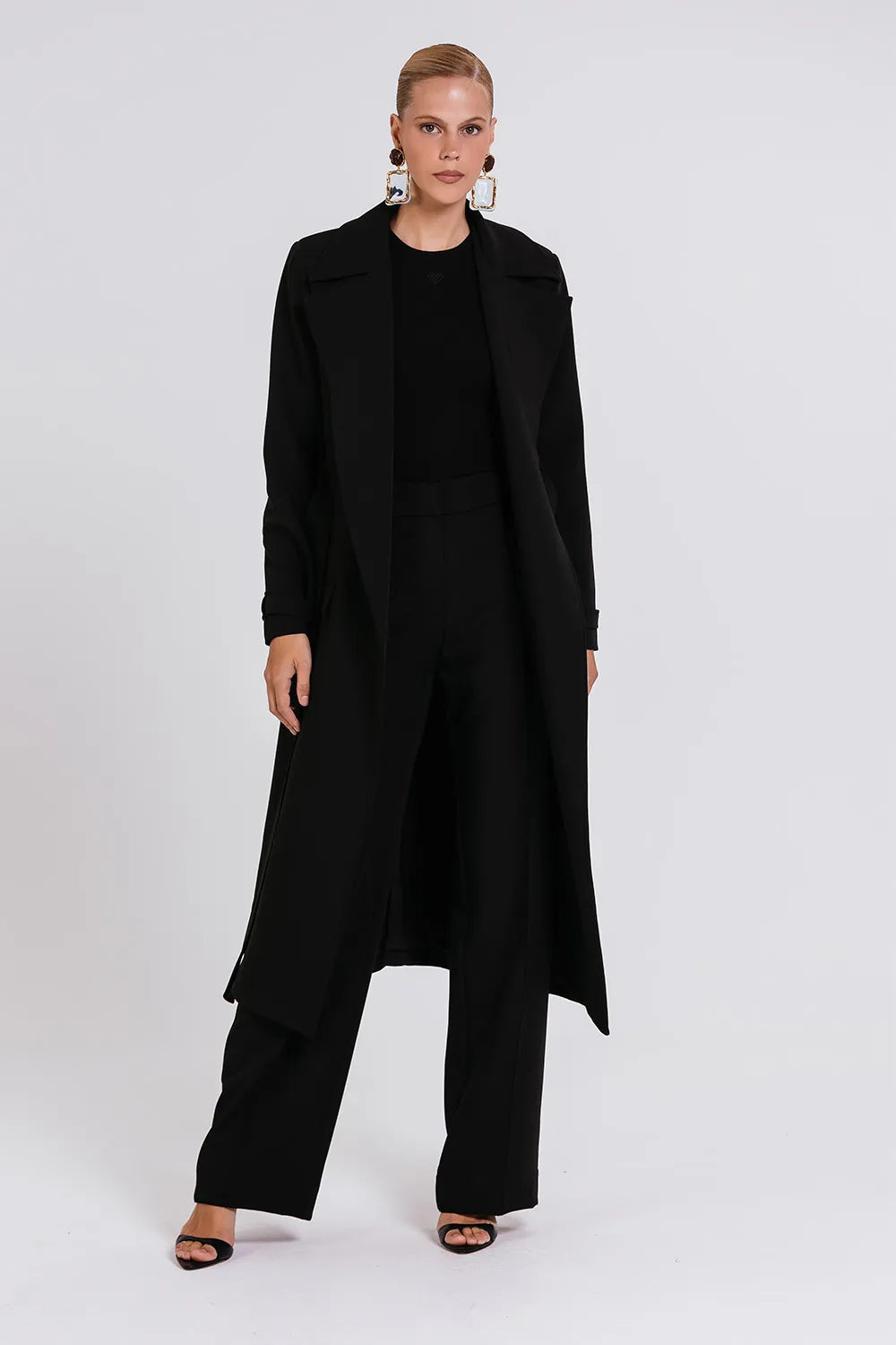 Abrigo Cristina Negro Charth