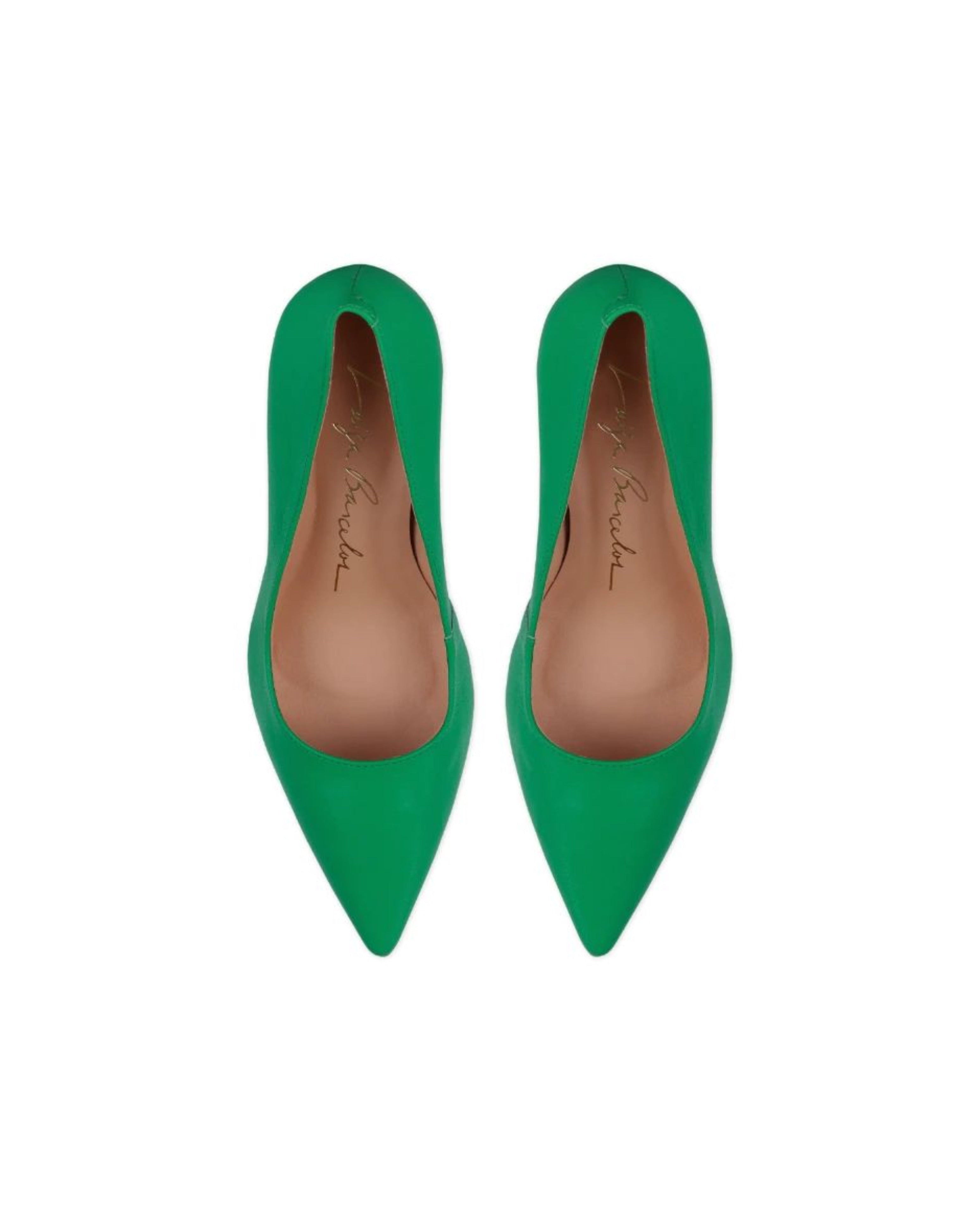 Scarpin Cuero Verde Luiza