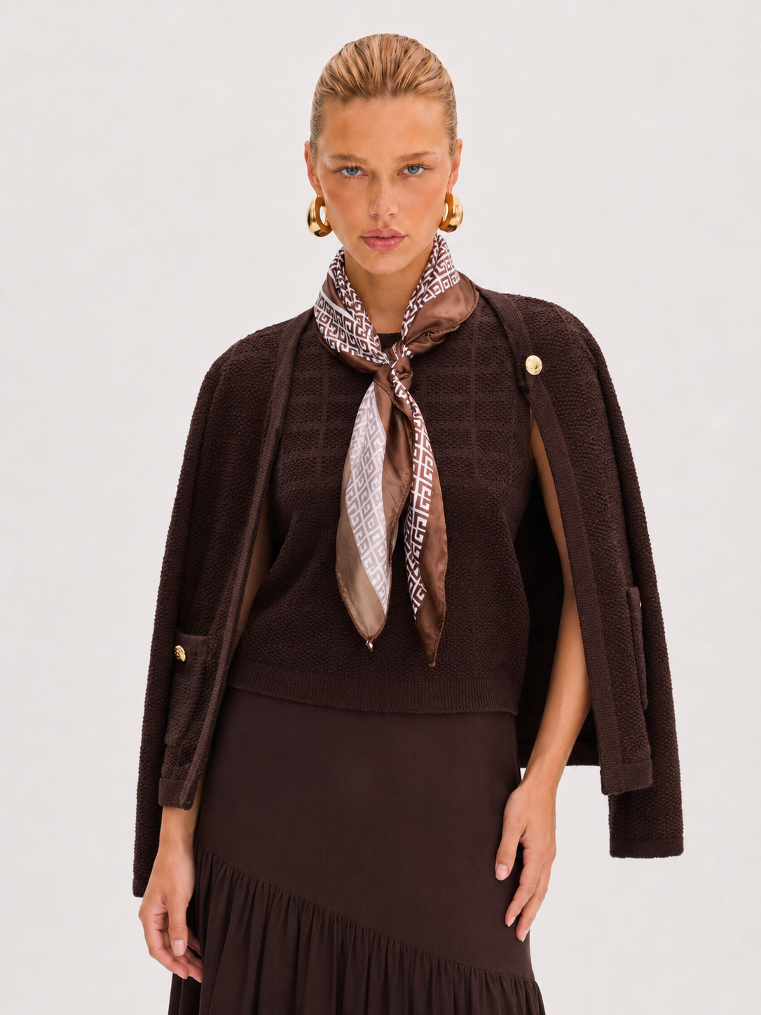 Chaleco Yara Marron Fofola