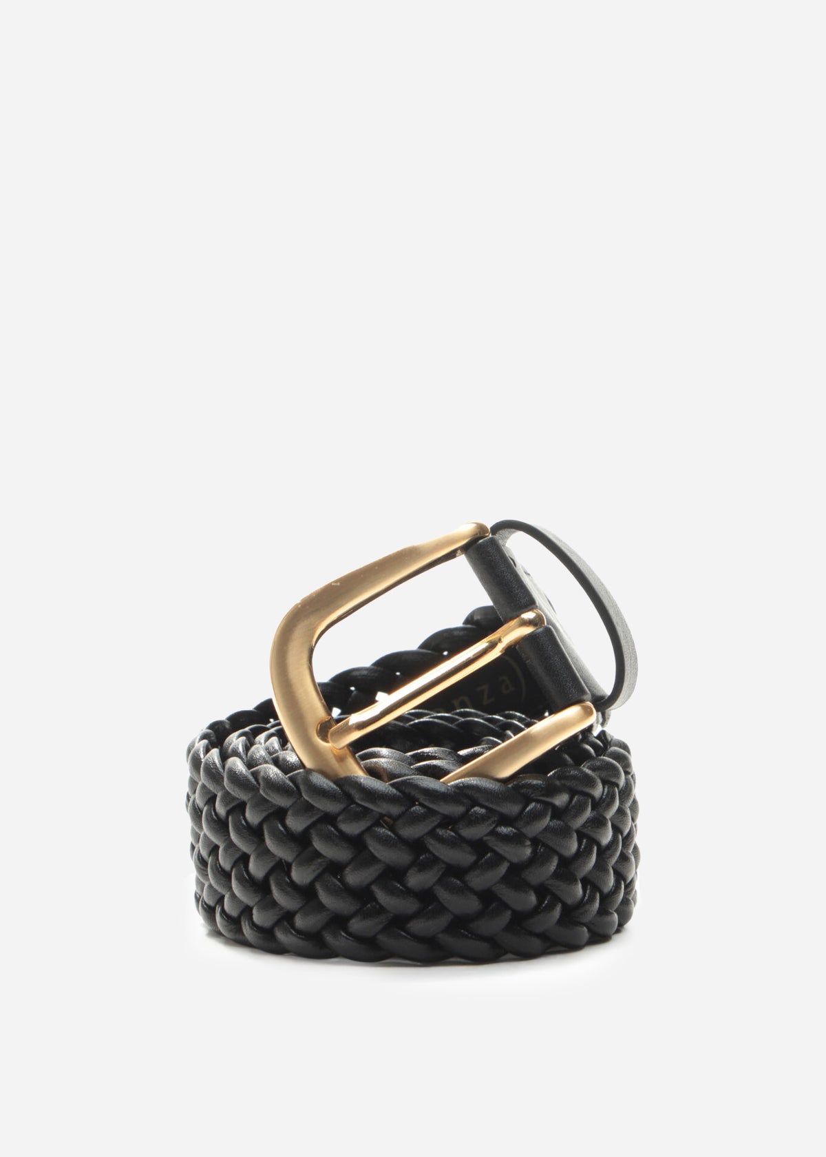 Cinturon Cuero Mediano Negro VZ