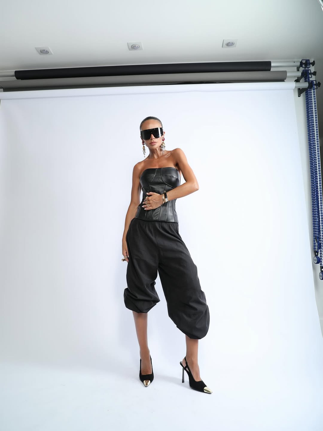Top Malu Cuero PU Rock Lola