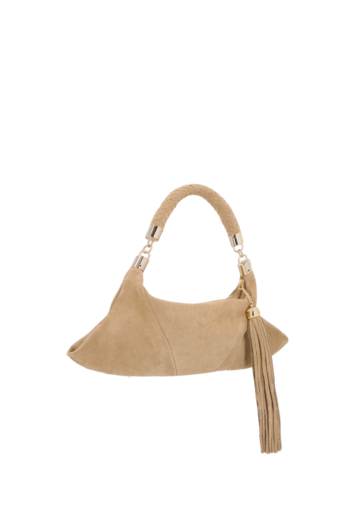 Cartera Cuero Camuza Beige Fendi Luiza Barcelos