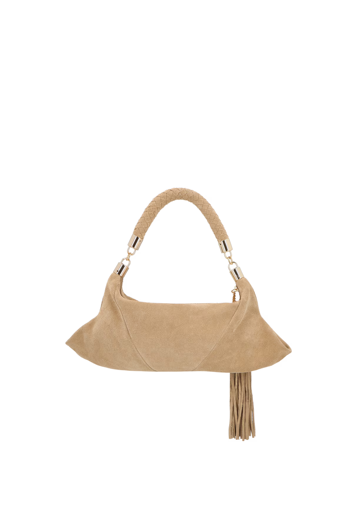 Cartera Cuero Camuza Beige Fendi Luiza Barcelos