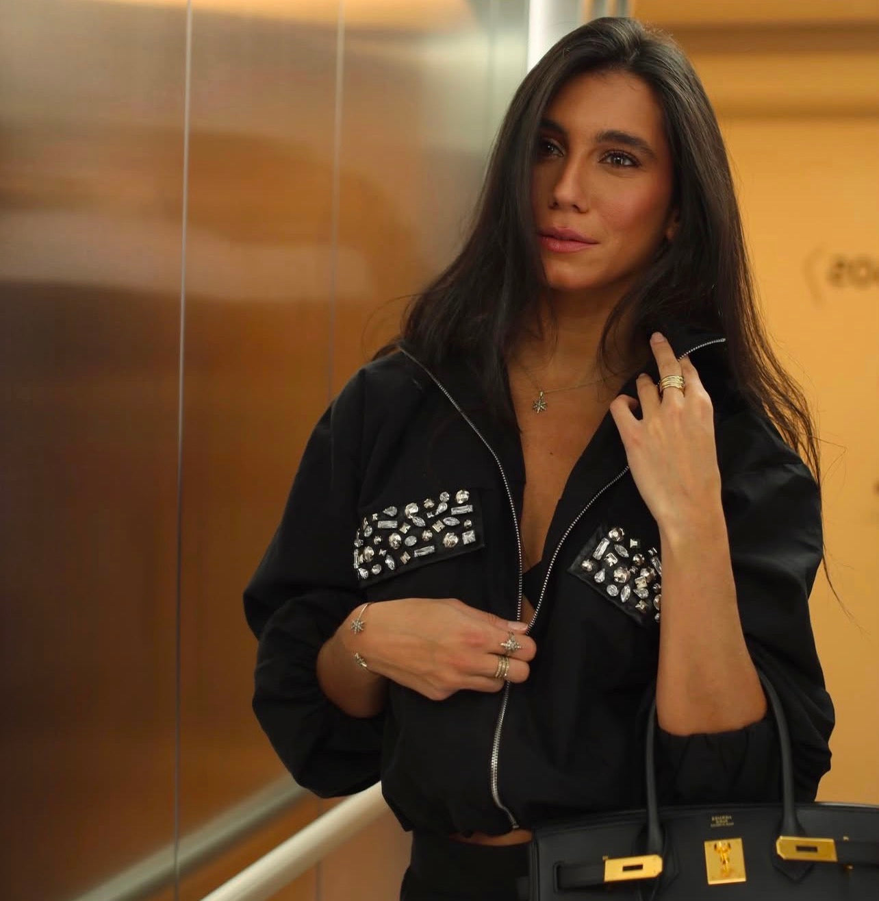 Chaqueta Malu Negro Rock Lola