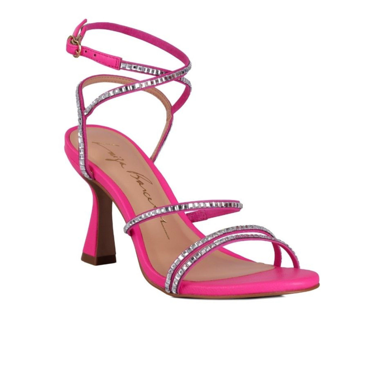 Sandalia Fucsia Brillos Mediana LB