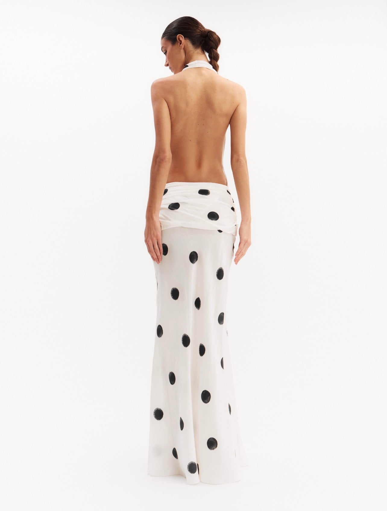 Vestido Seda Chiara Poa Oasis