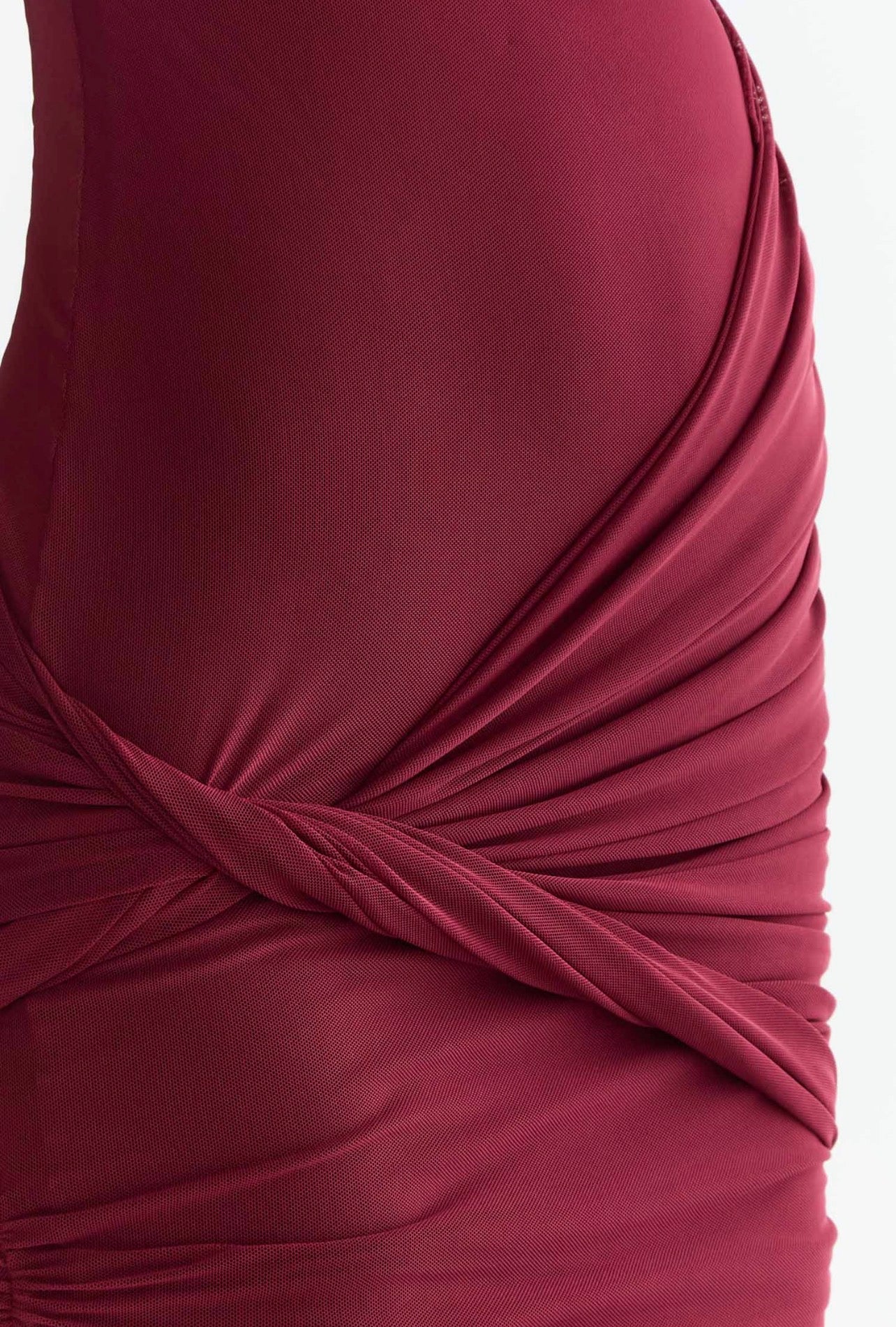Vestido Tule Julia Burdeo Oasis