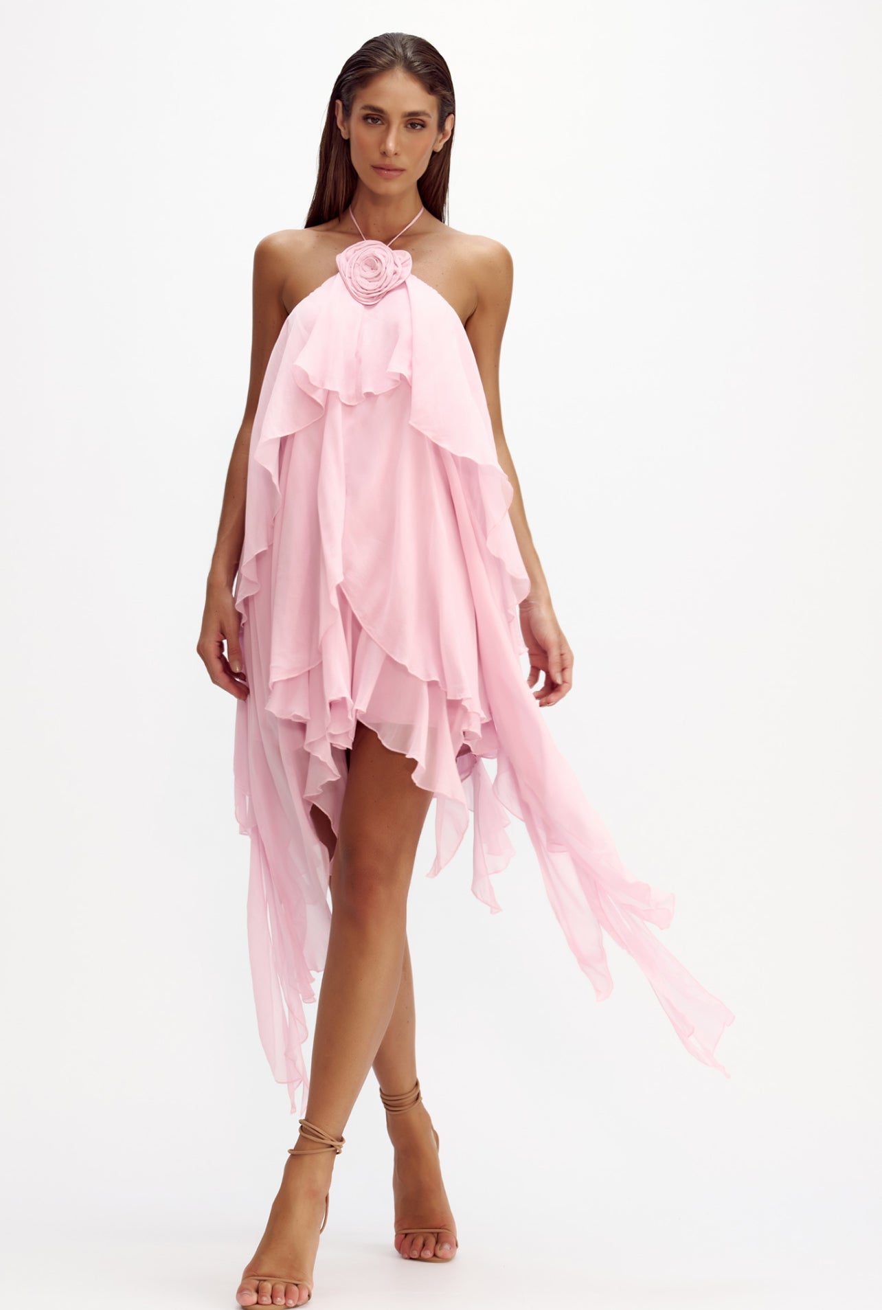 Vestido Frederica Rosa Oasis