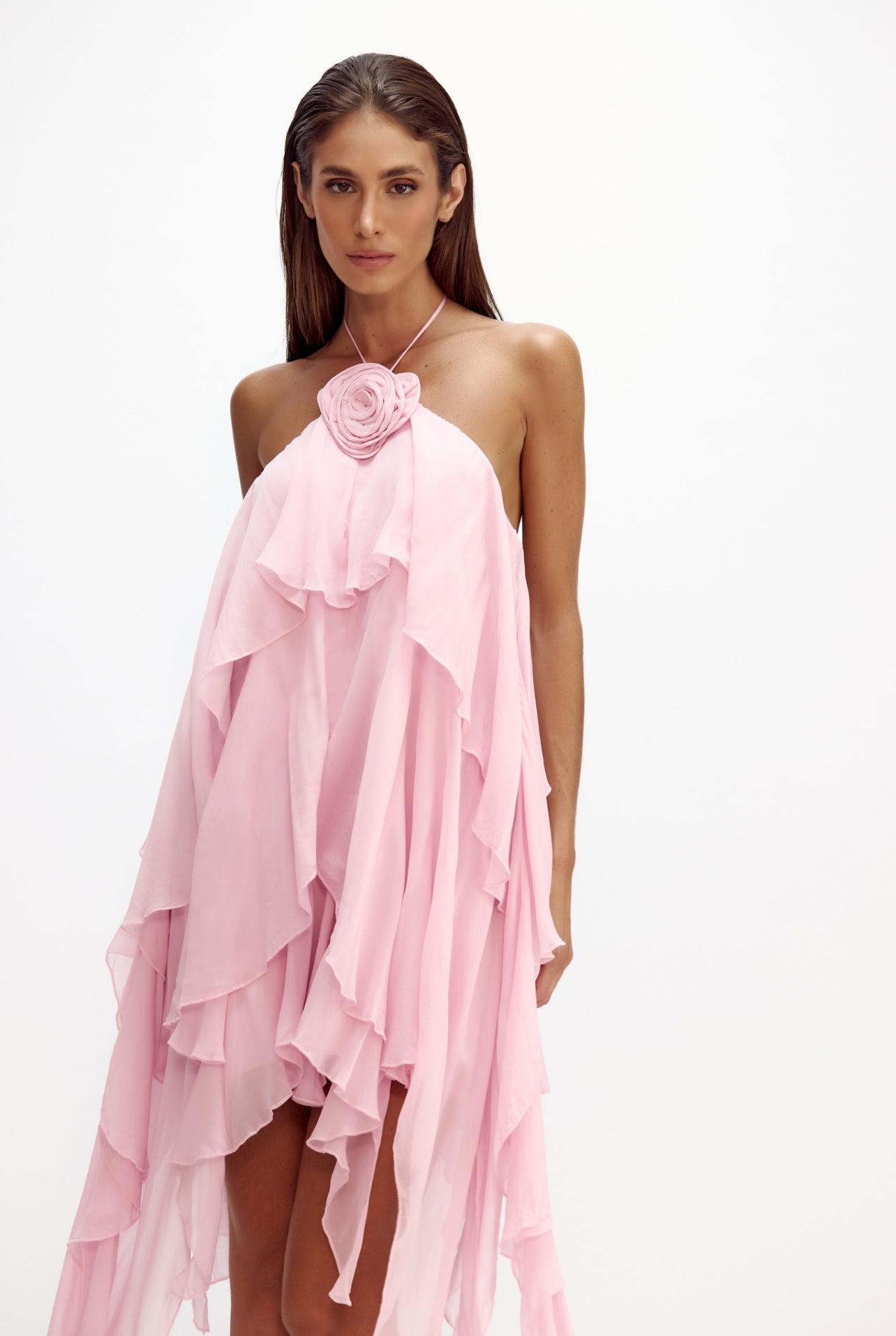 Vestido Frederica Rosa Oasis