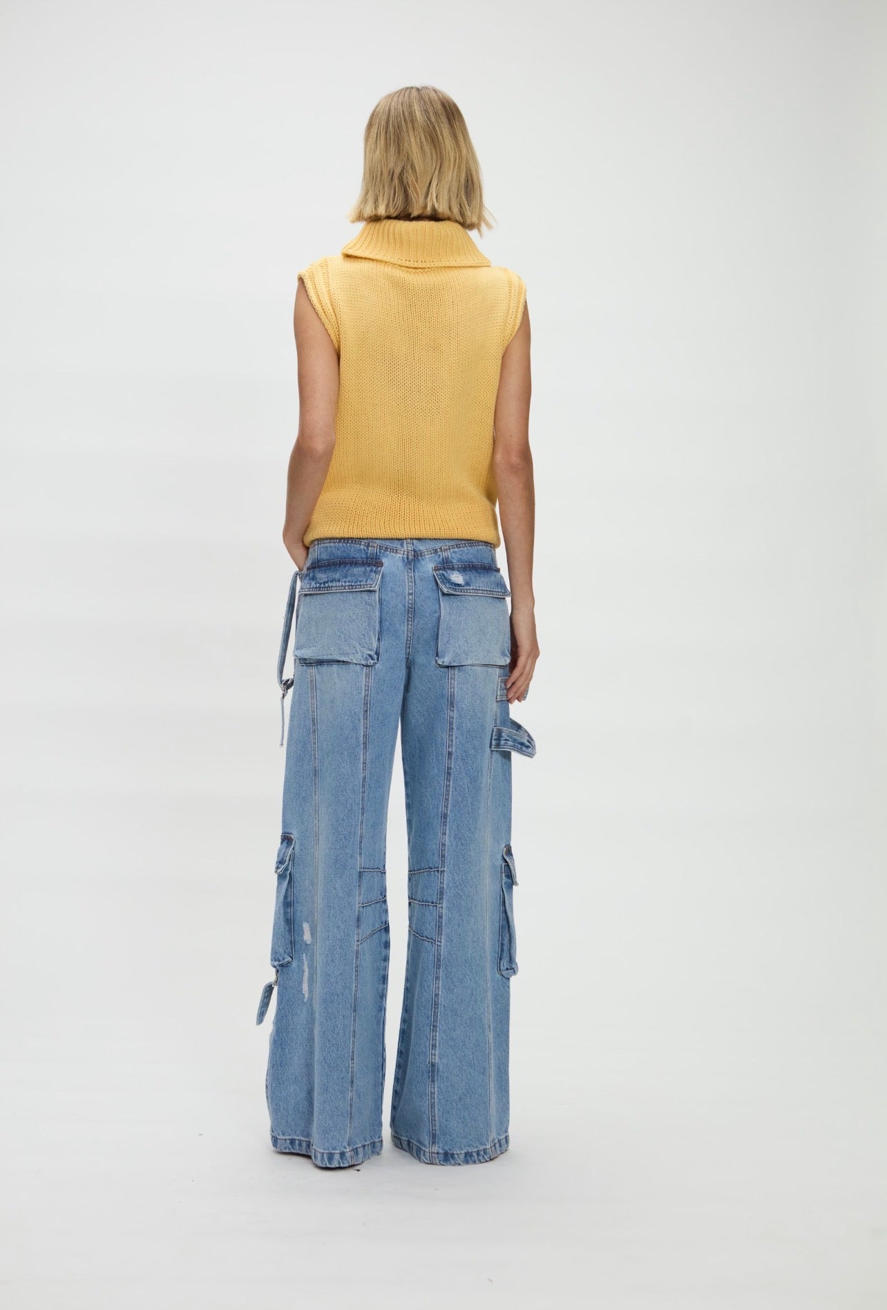 Vest Celina Amarillo Leblog