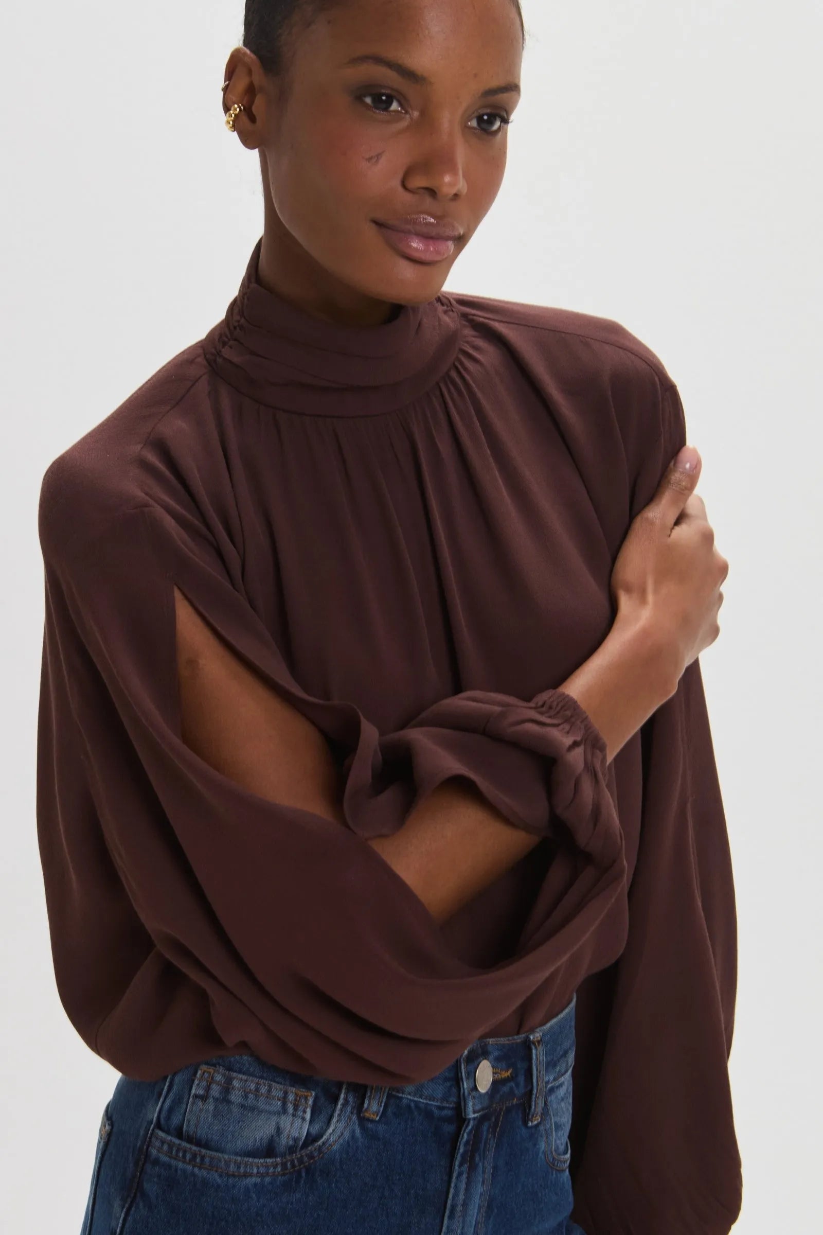 Blusa Andy Marron Leblog