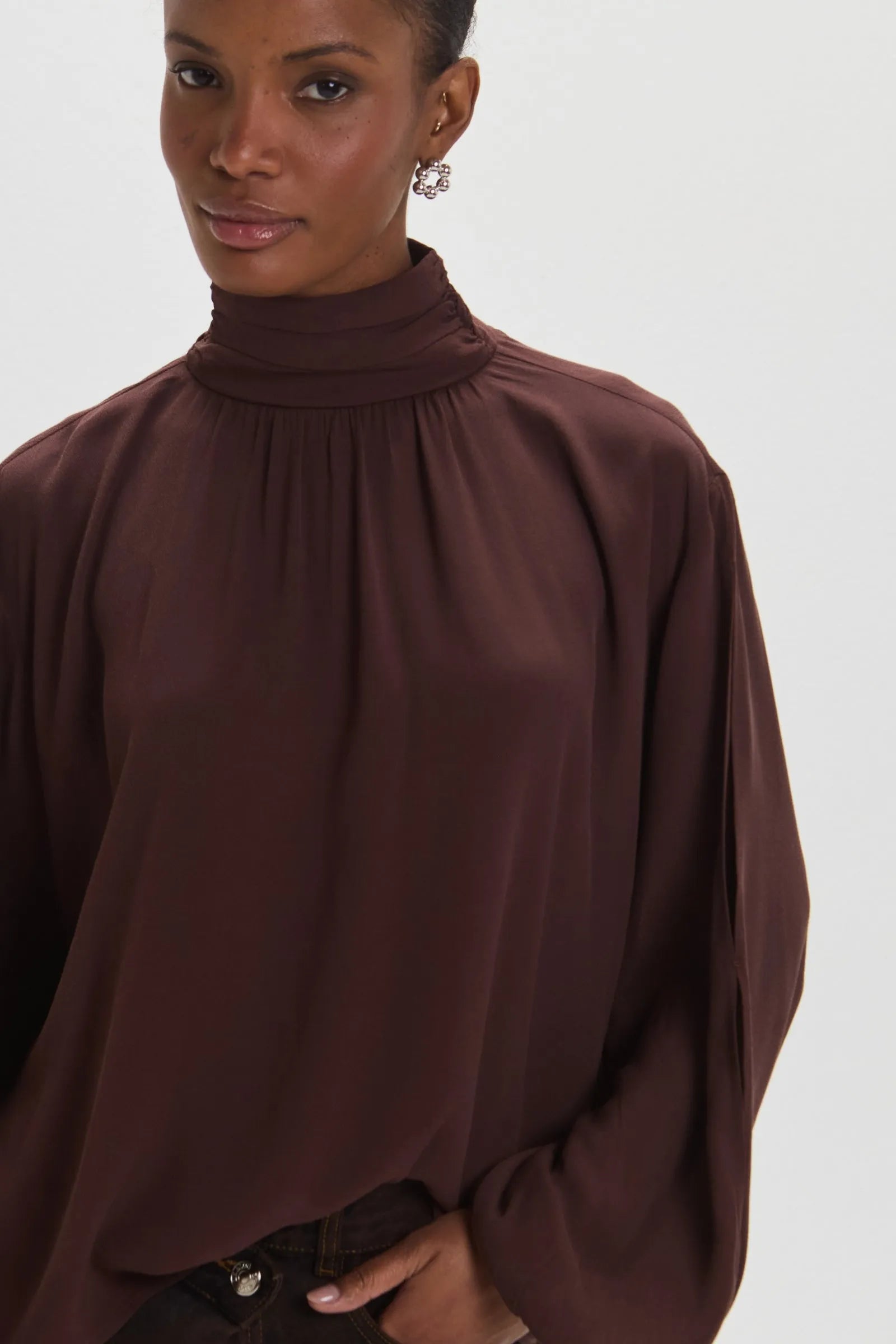 Blusa Andy Marron Leblog