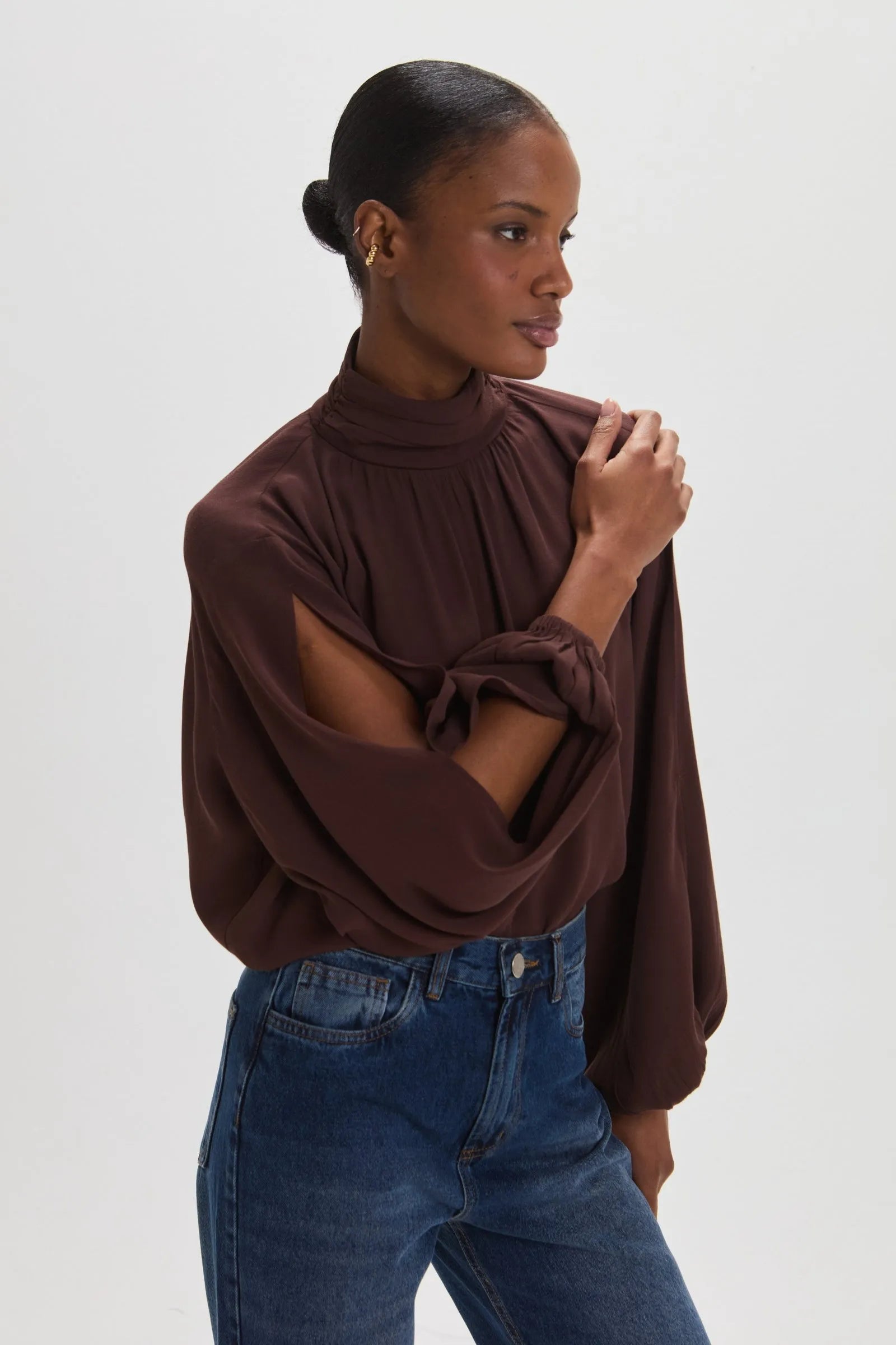 Blusa Andy Marron Leblog