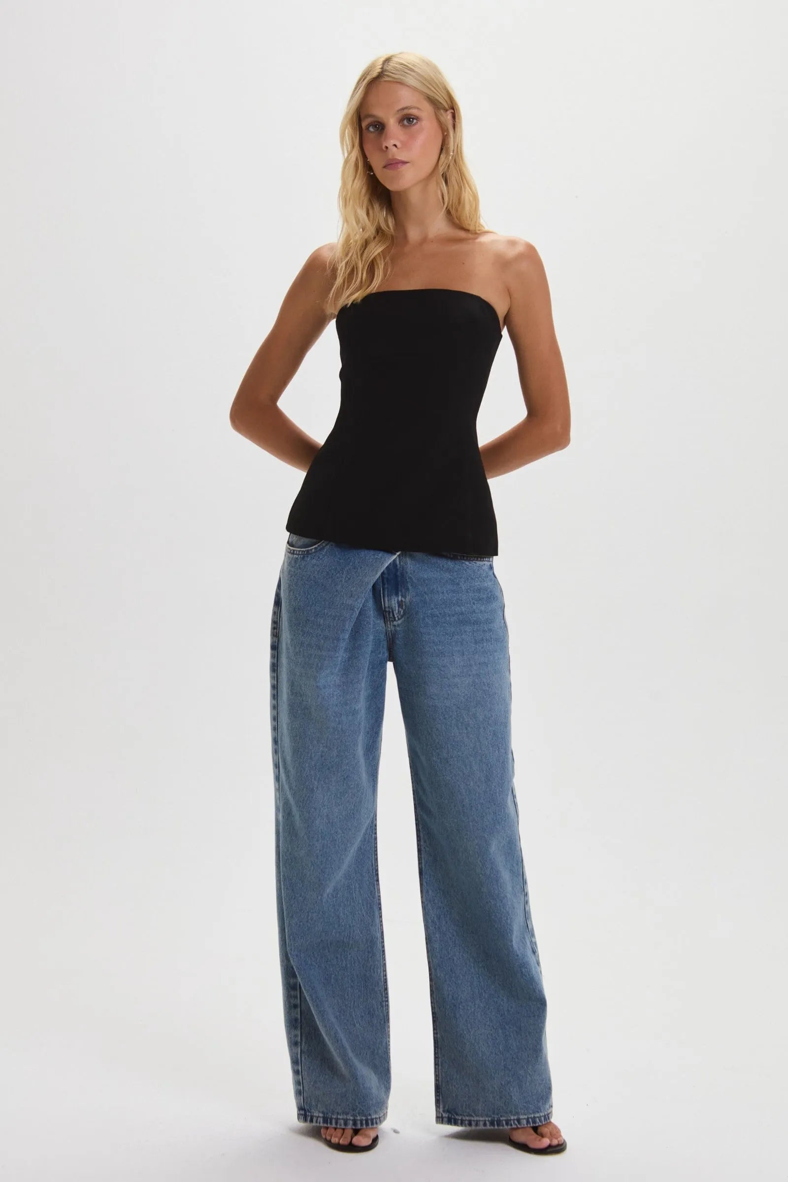 Blusa 2x1 Jade Negra Leblog
