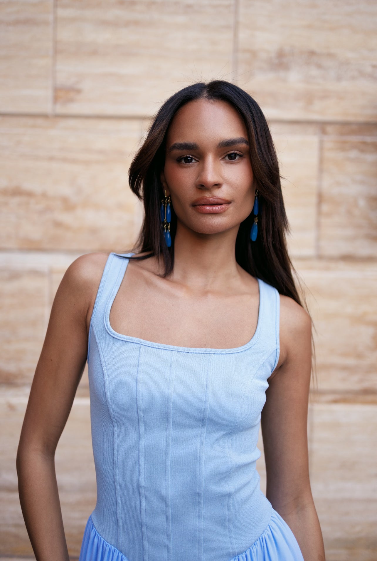 Vestido Azul Zen - 11587