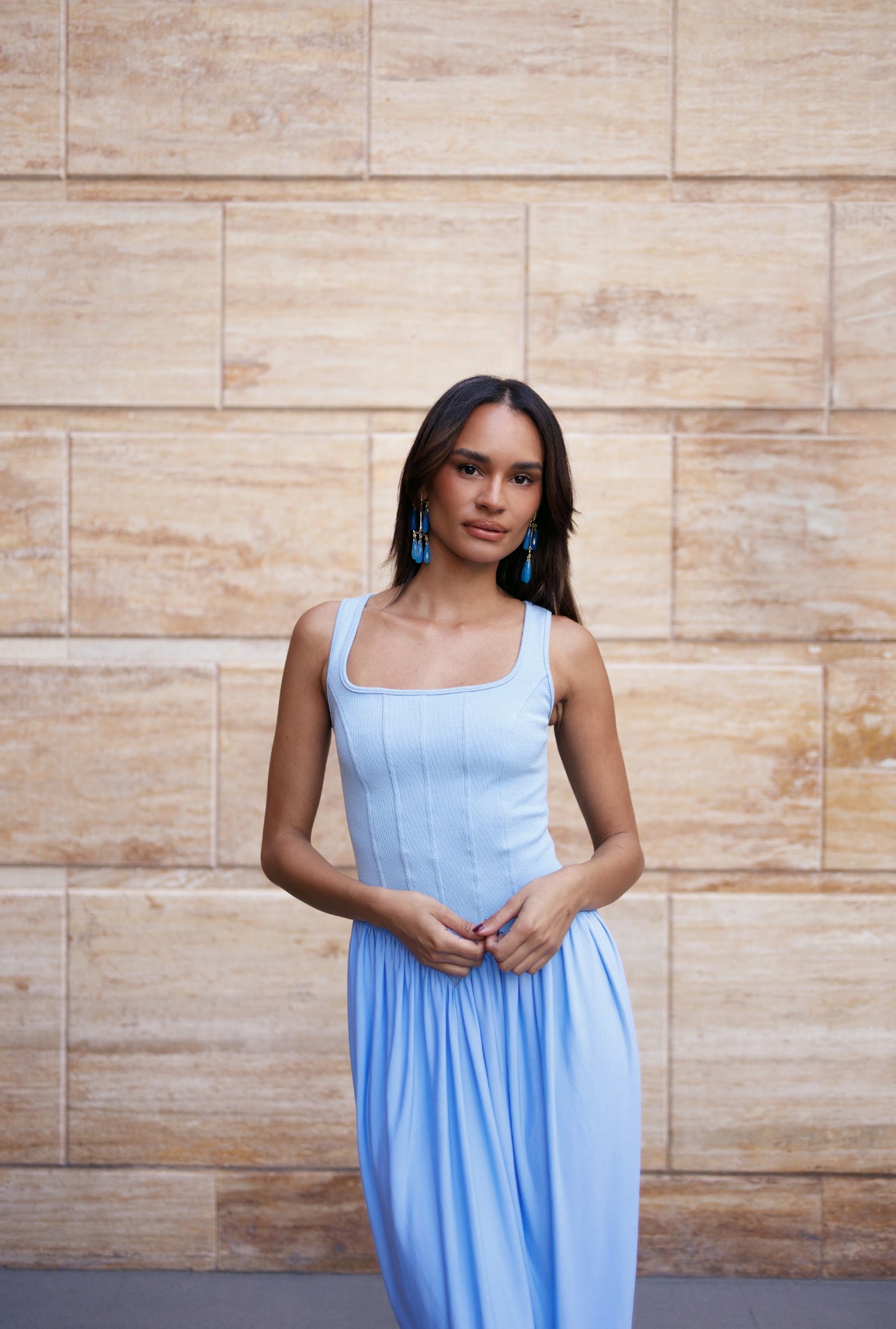 Vestido Azul Zen - 11587