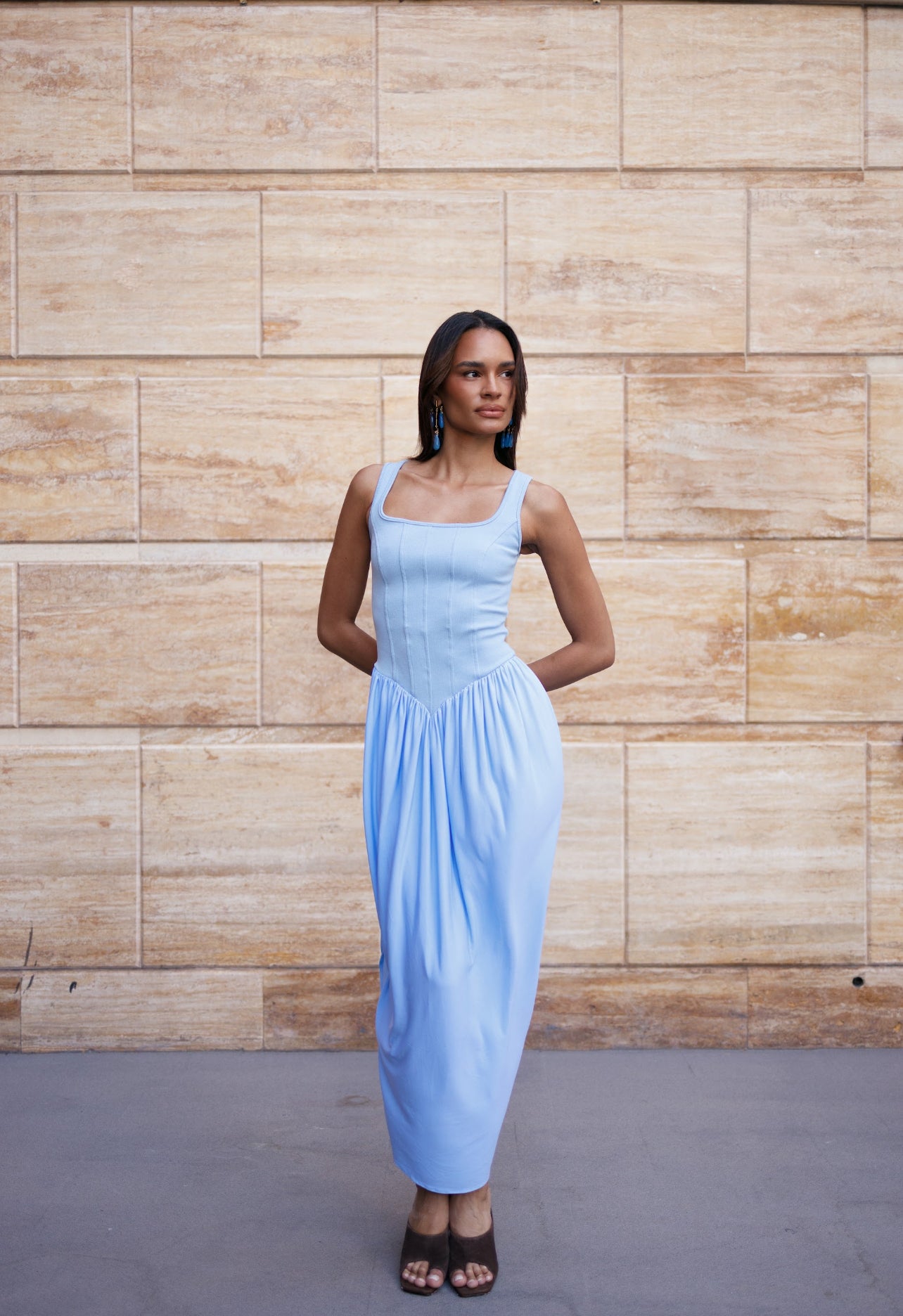 Vestido Azul Zen - 11587