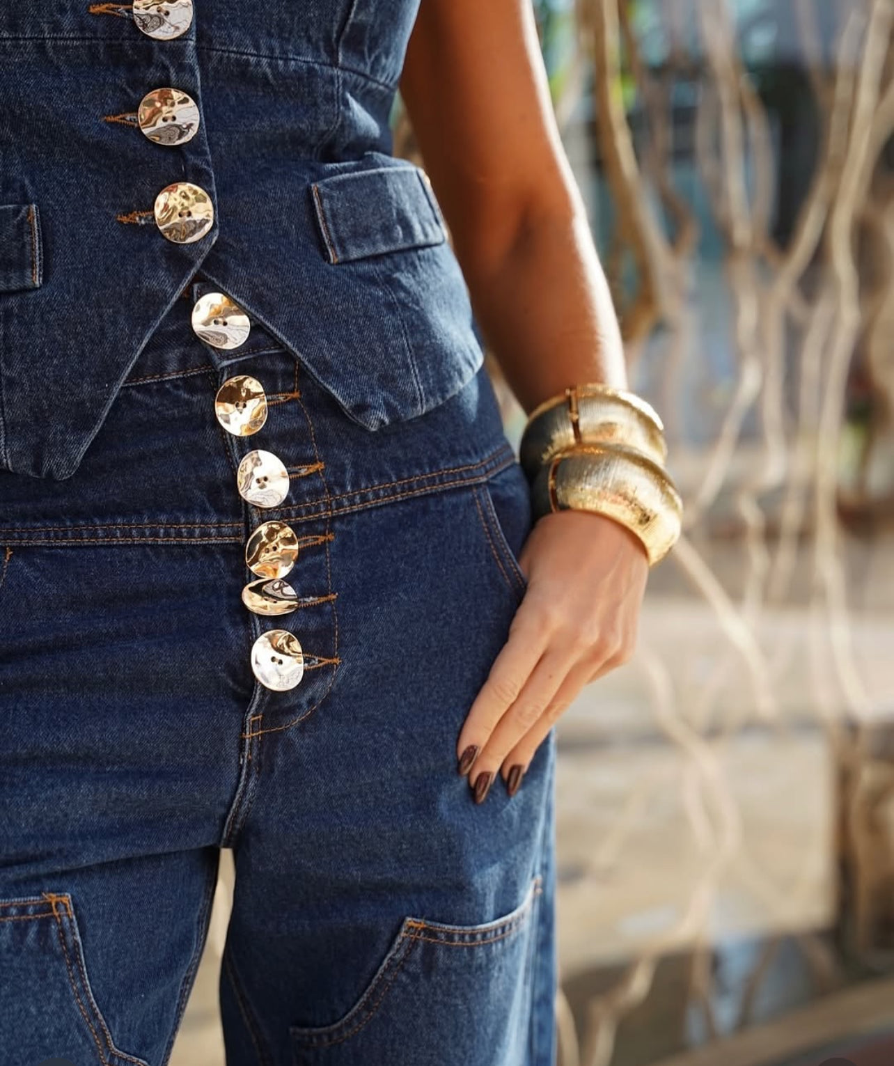 Vest Dora Jeans Leblog