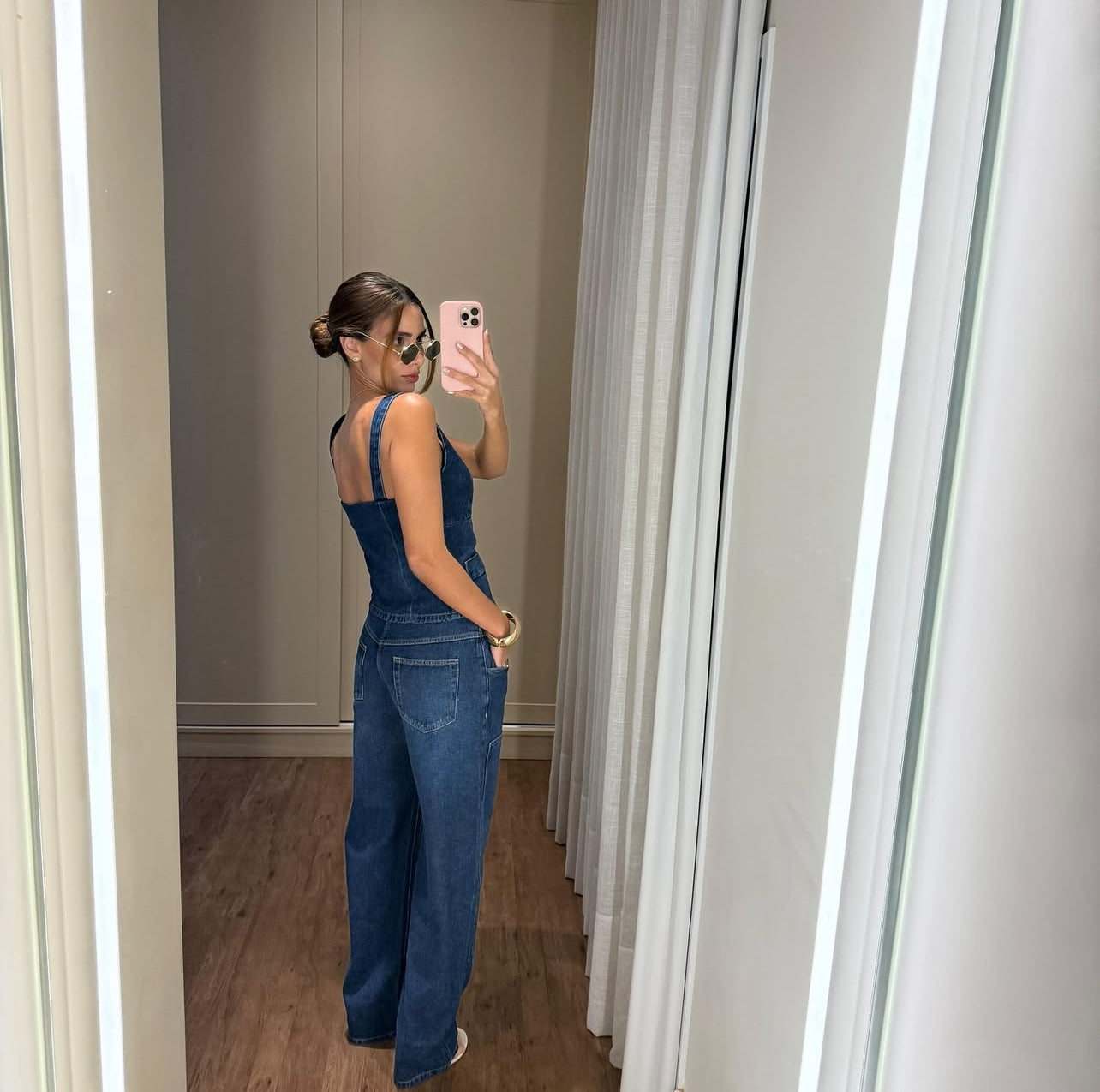 Vest Dora Jeans Leblog