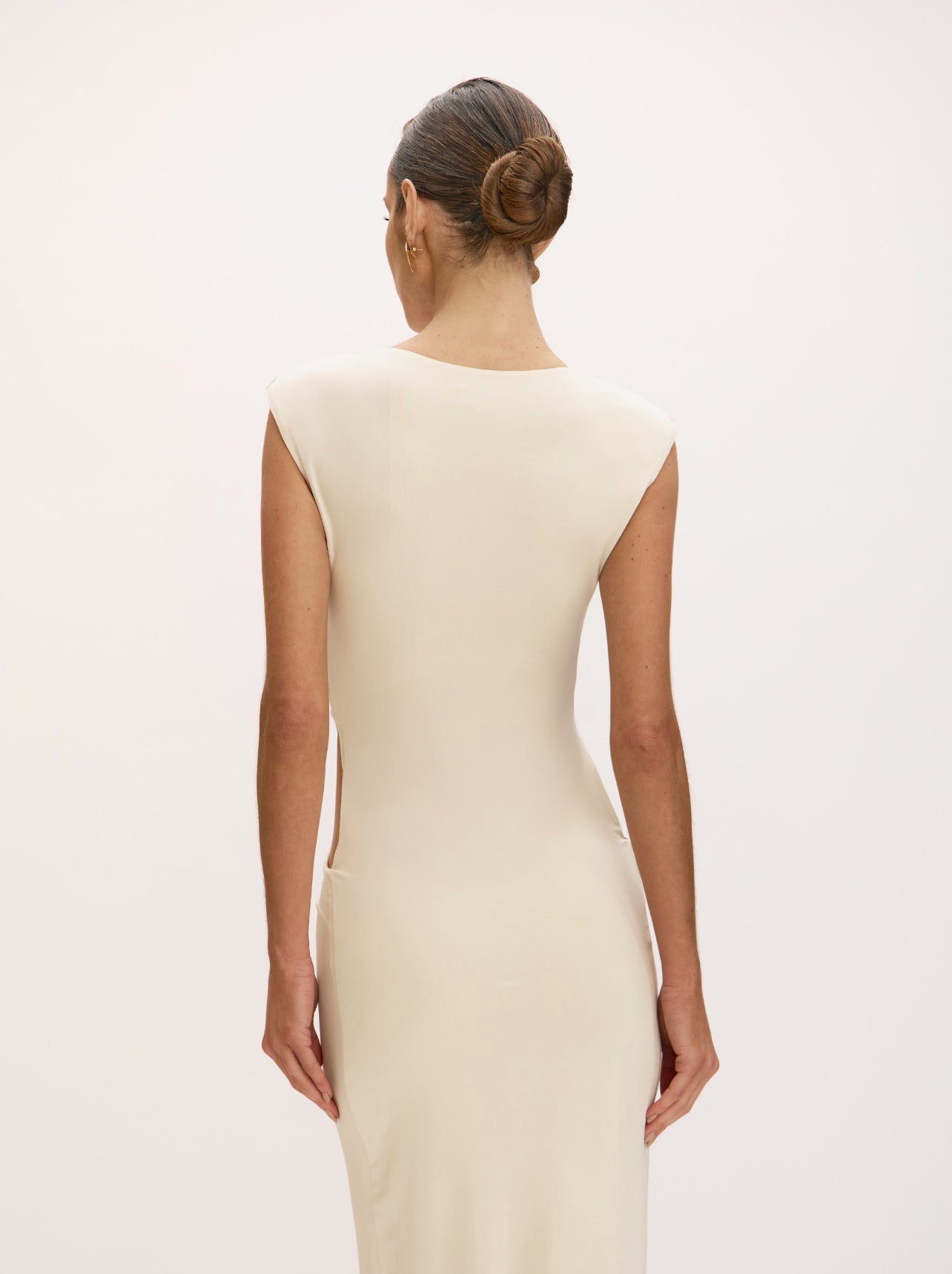 Vestido Valentina Marfim Oasis