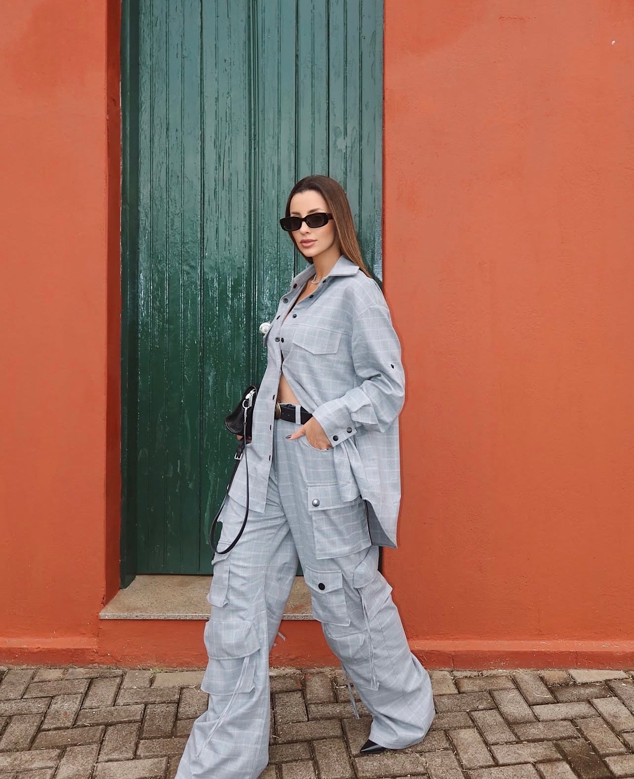 Camisa Sophie Gris Leblog