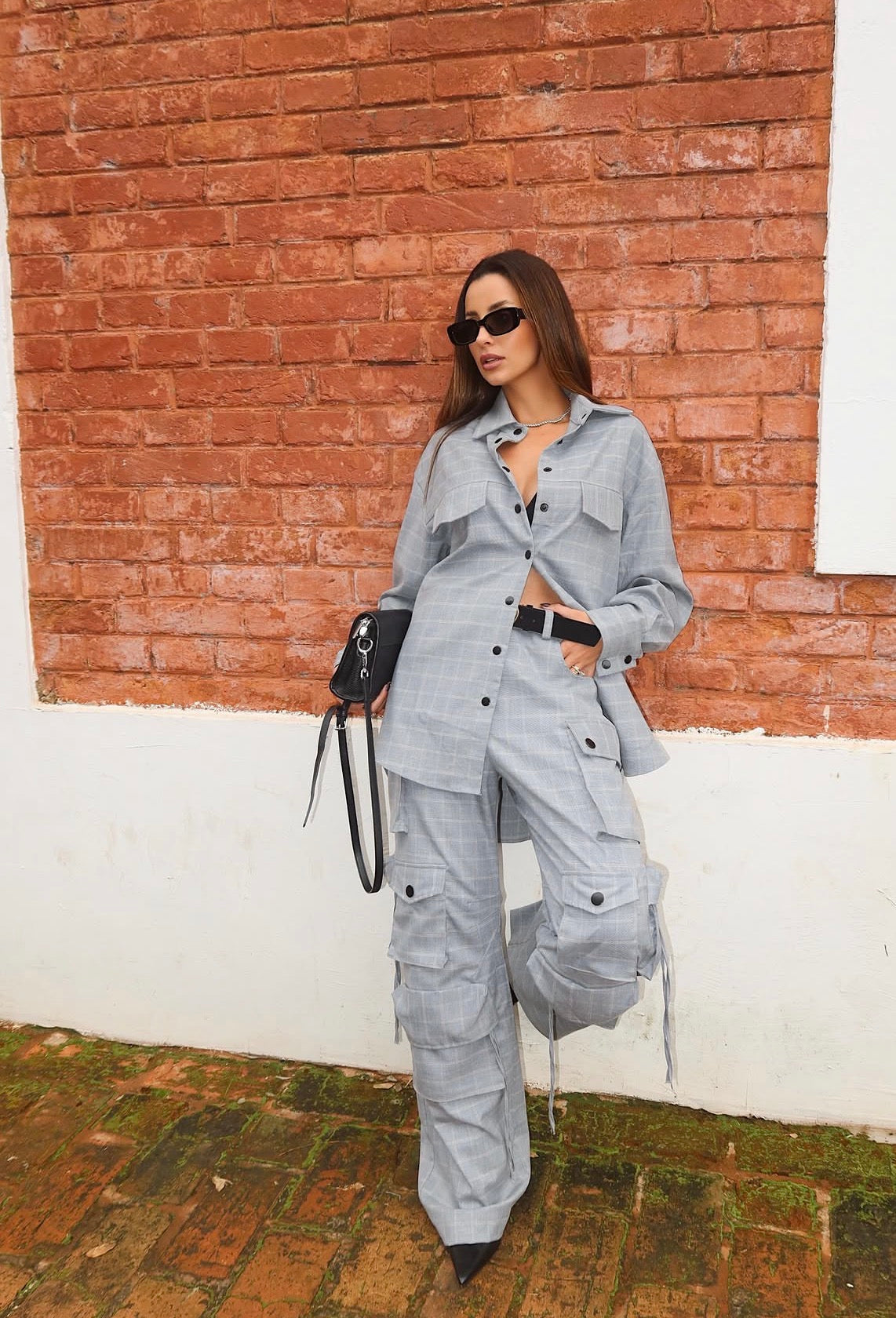 Camisa Sophie Gris Leblog
