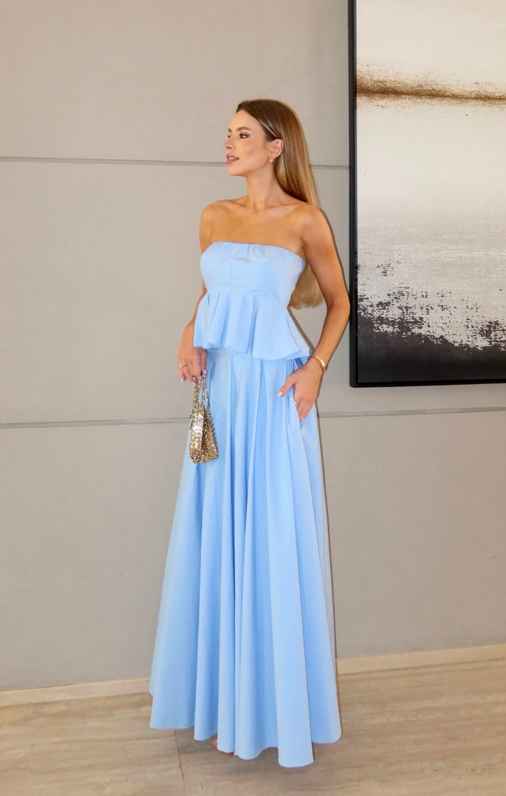 Falda Celeste Zen - 48346