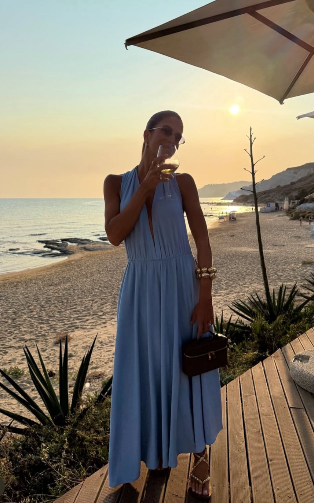 Vestido Azul Zen - 11506