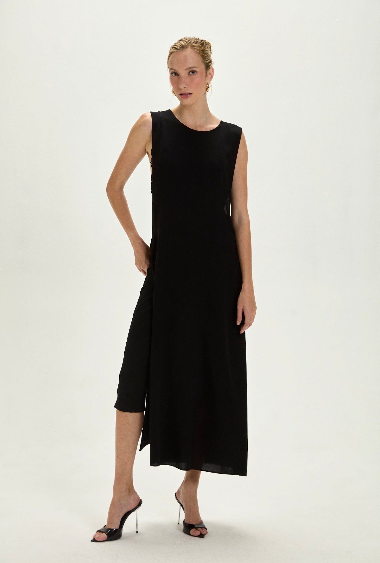 Blusa Milena Negra Leblog