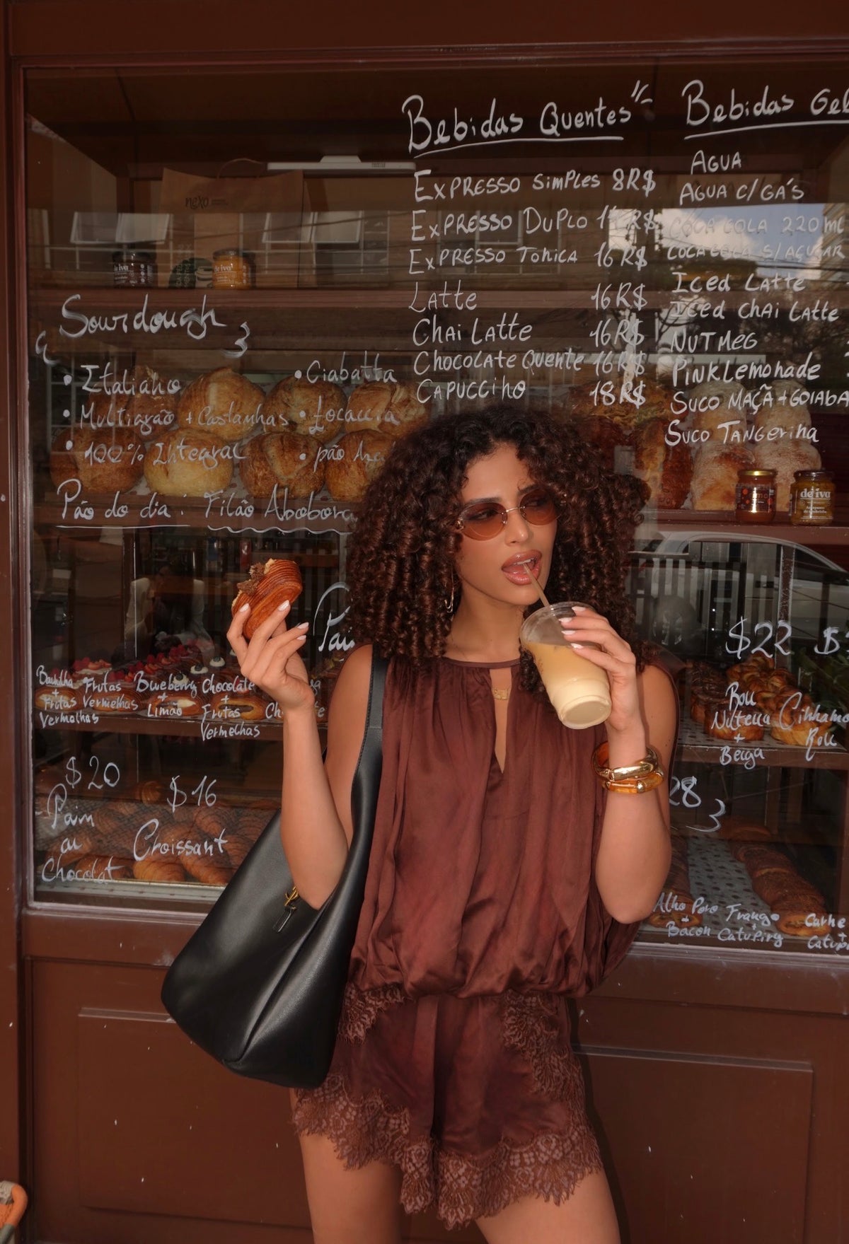 Shorts Cecilia Marron Leblog