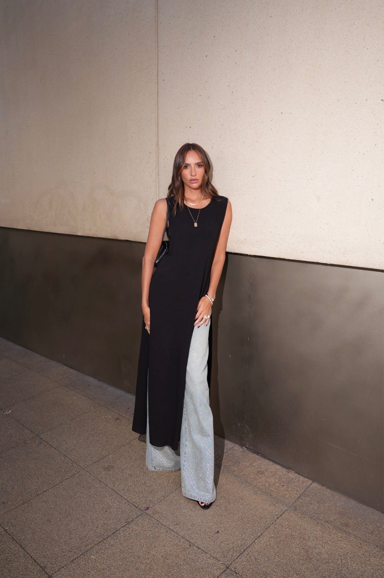 Blusa Milena Negra Leblog