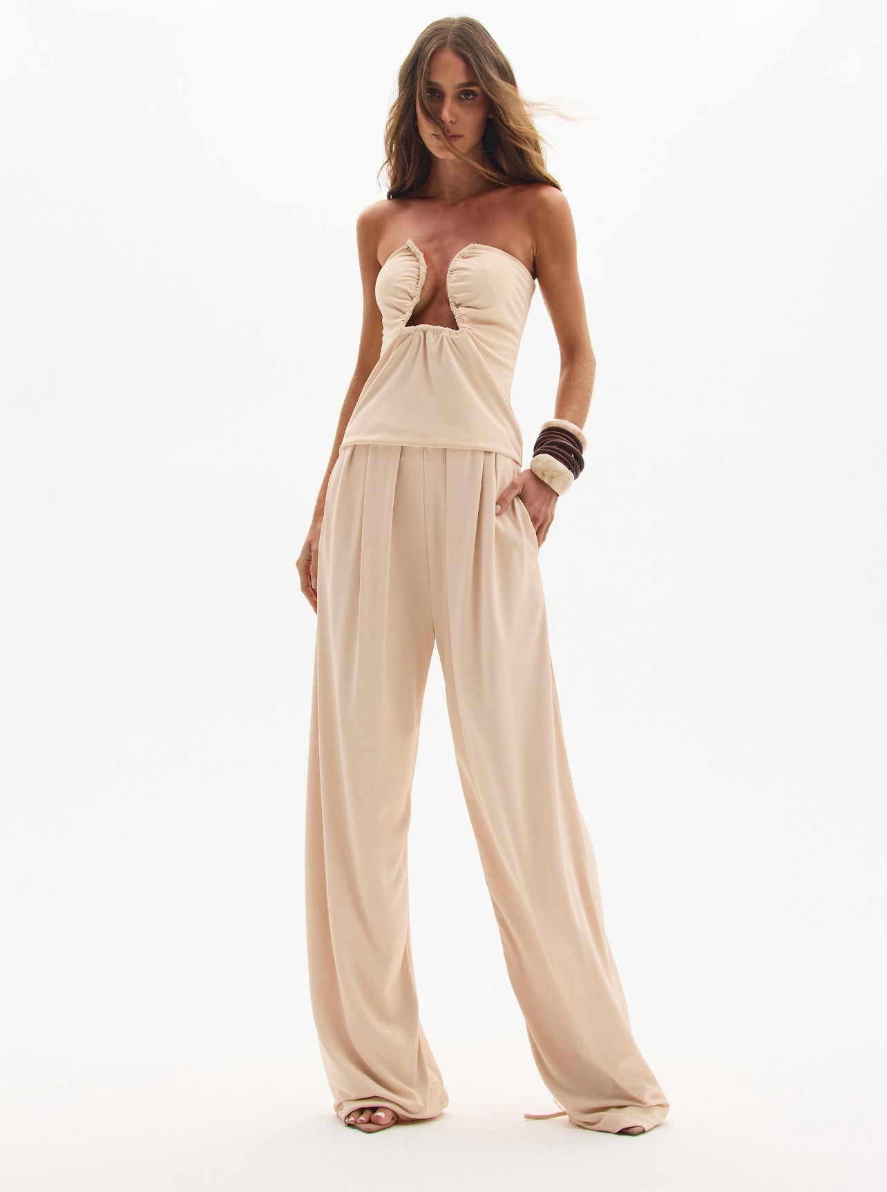 Blusa Magda Beige Oasis