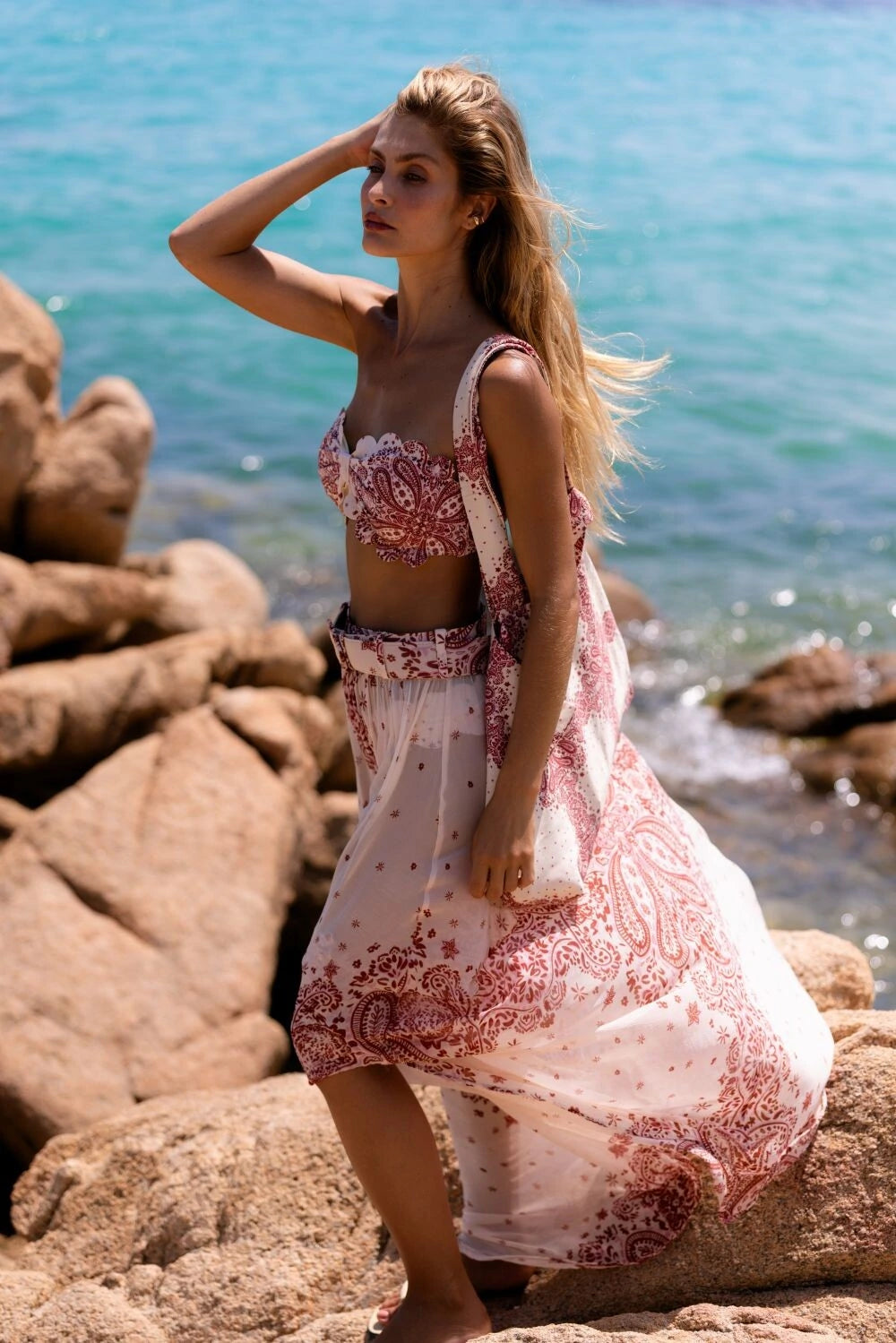 Falda Menorca Cherry Gapaz