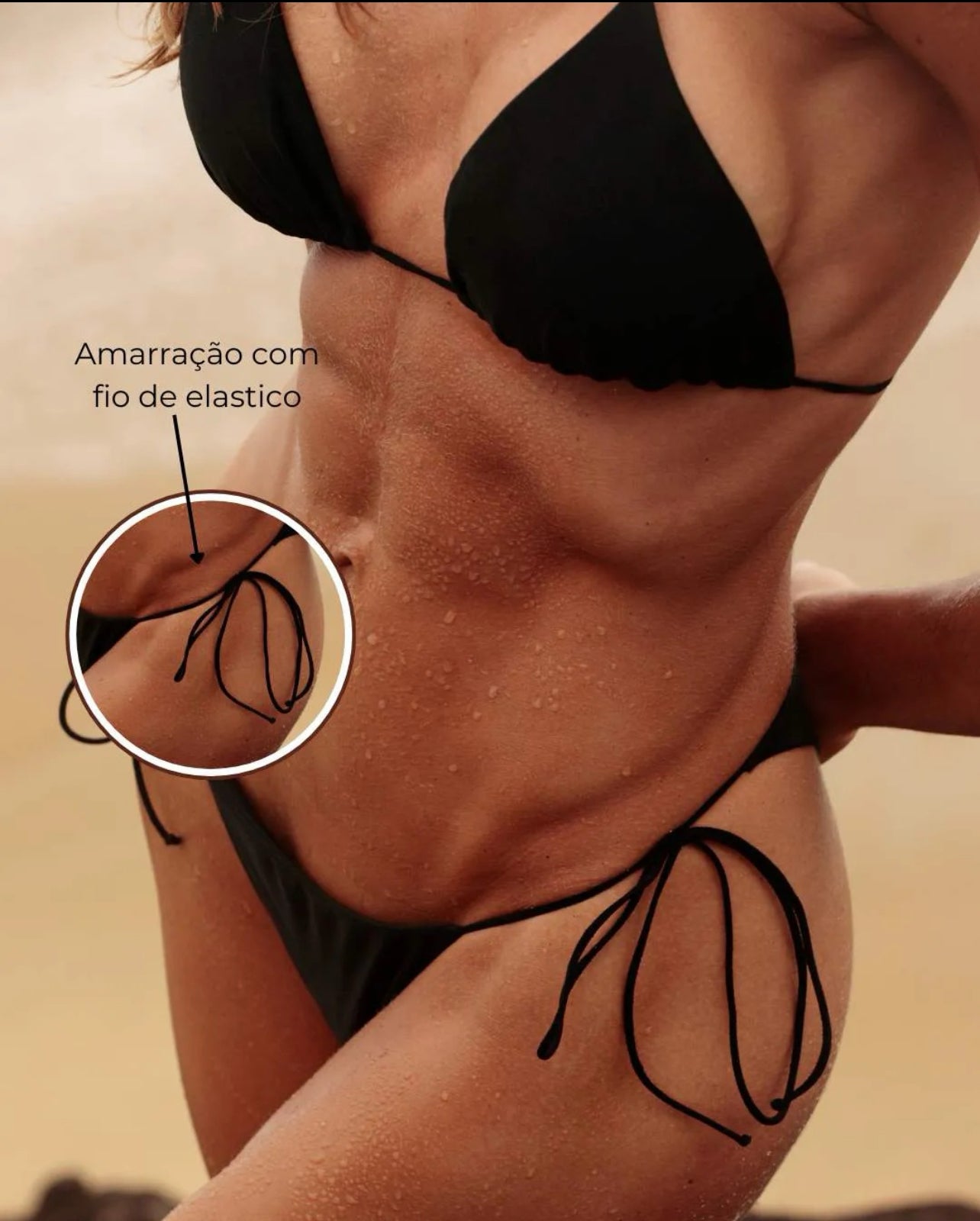 Bikini Nina Ostra Negro Saue