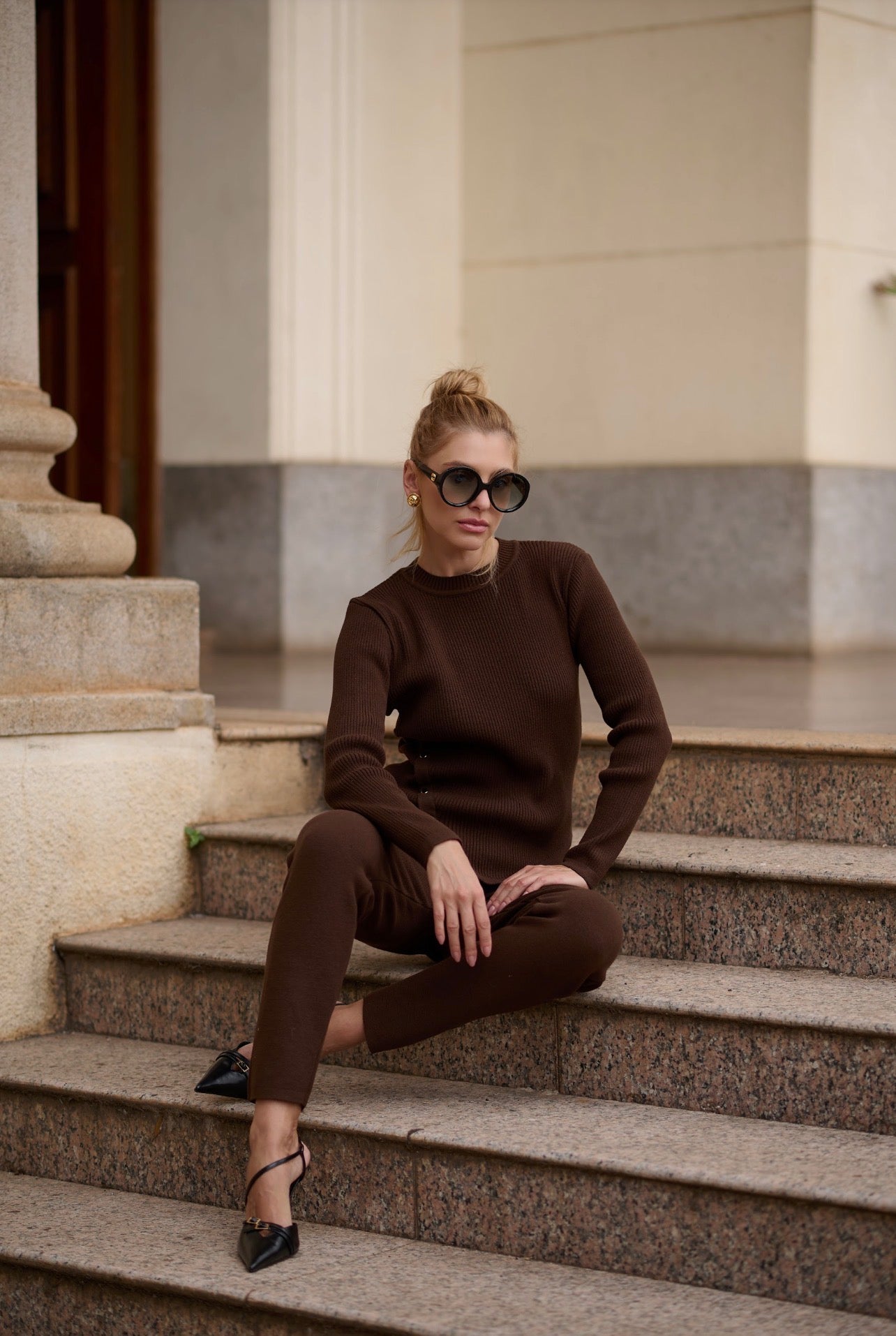 Blusa Gabriele Marron Fofola