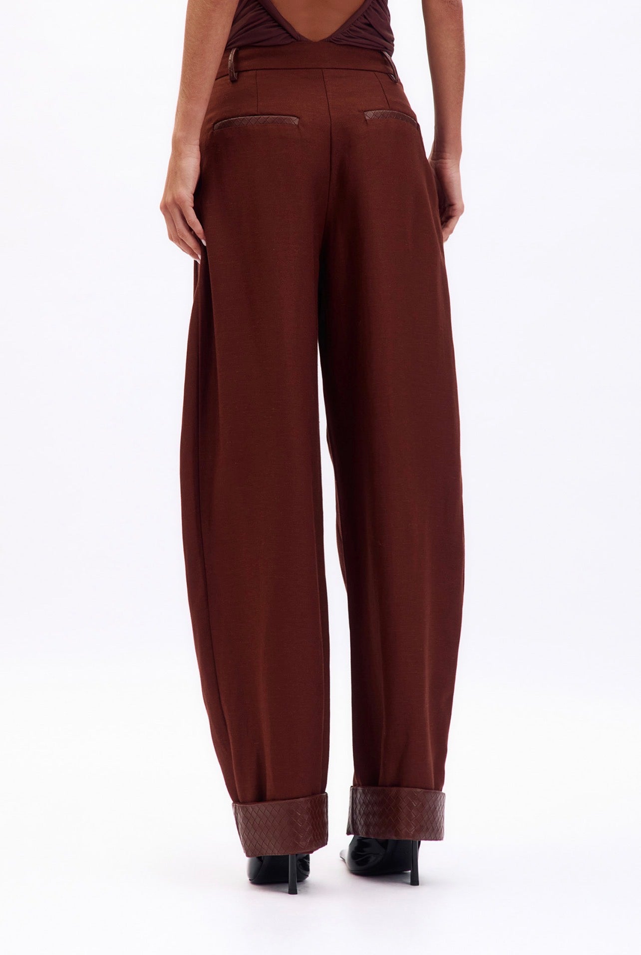 Pantalon Nina Marron Oasis