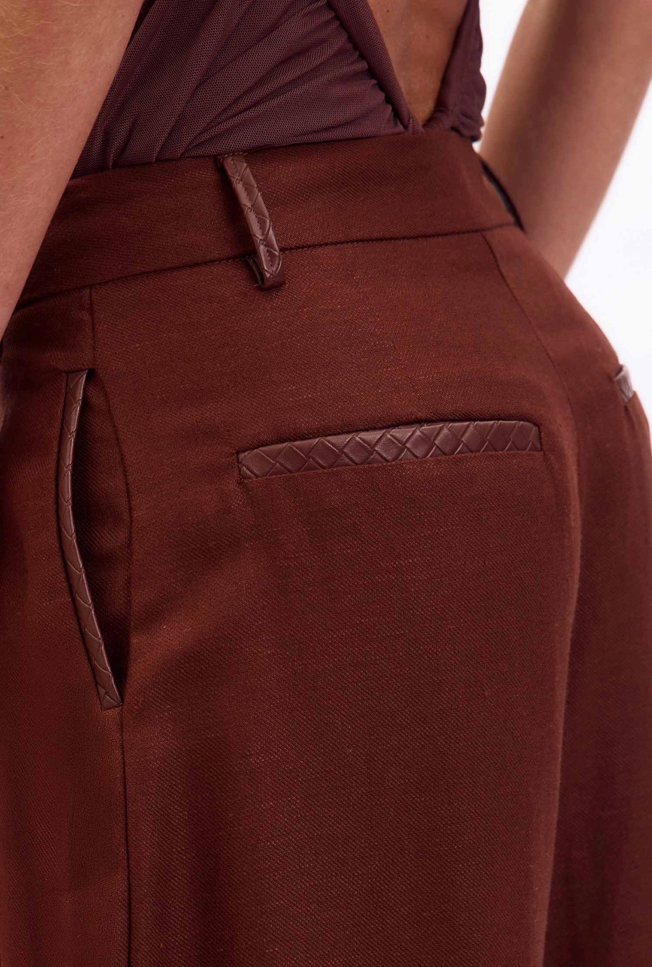Pantalon Nina Marron Oasis