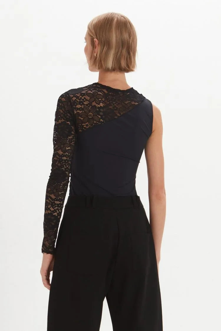 Blusa Valentina Negra Leblog