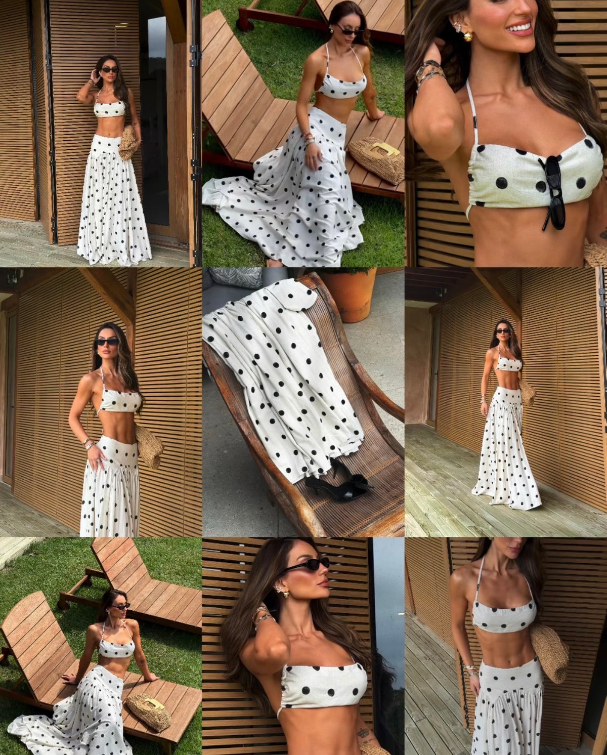 Conjunto Lino Poa Antonia Oasis