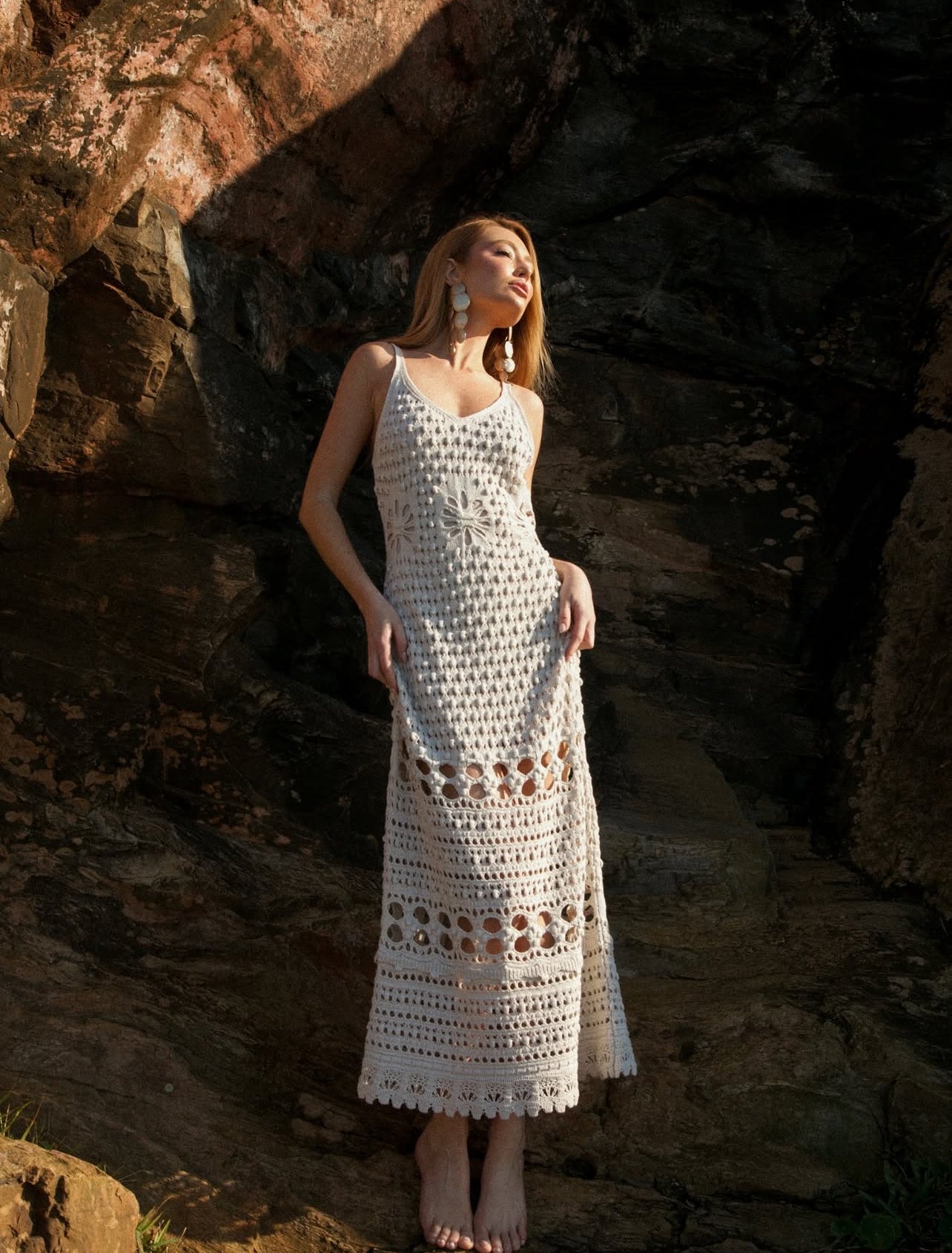 Vestido Vicky Beige Rock Lola