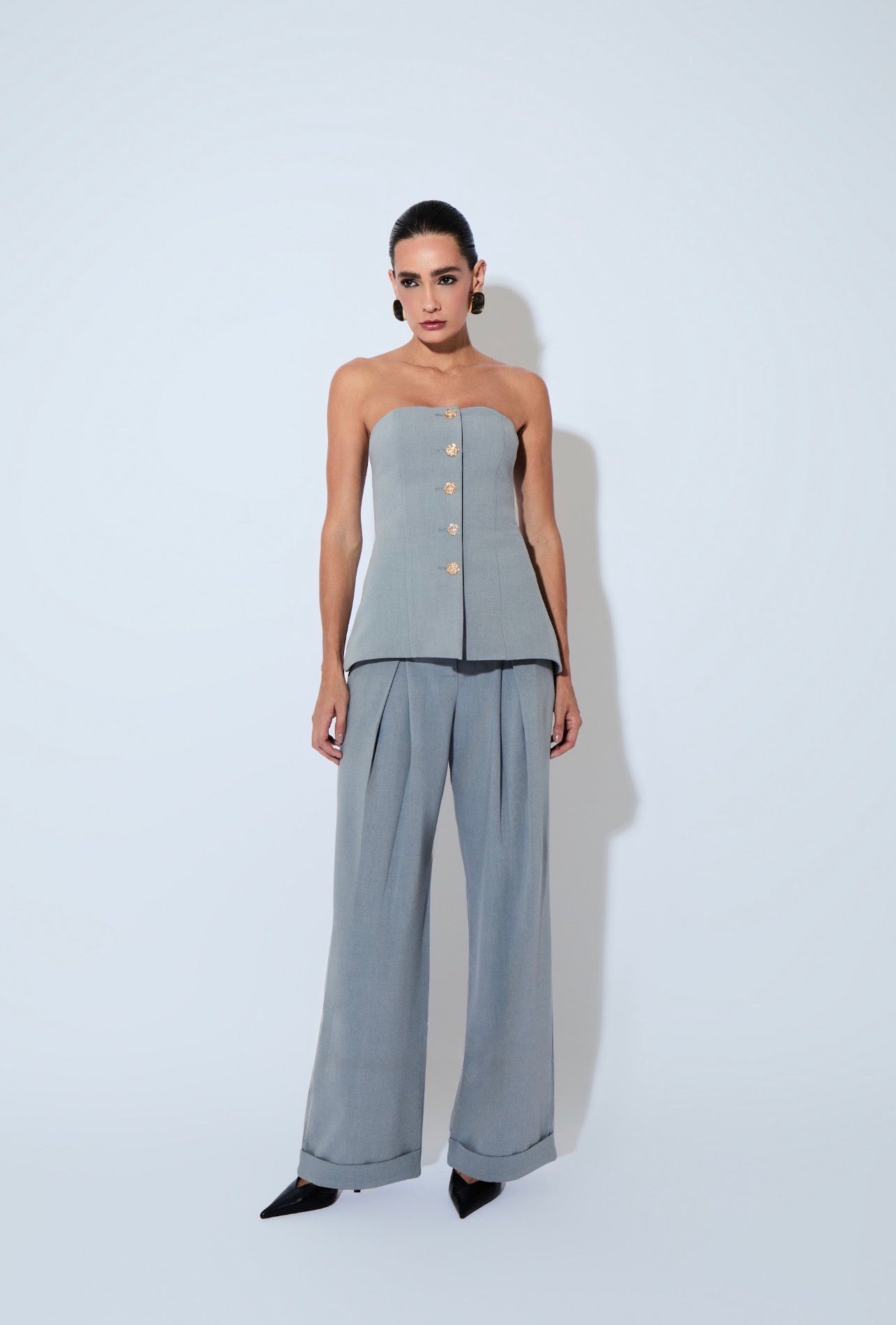 Blusa Celestine Gris Rock Lola