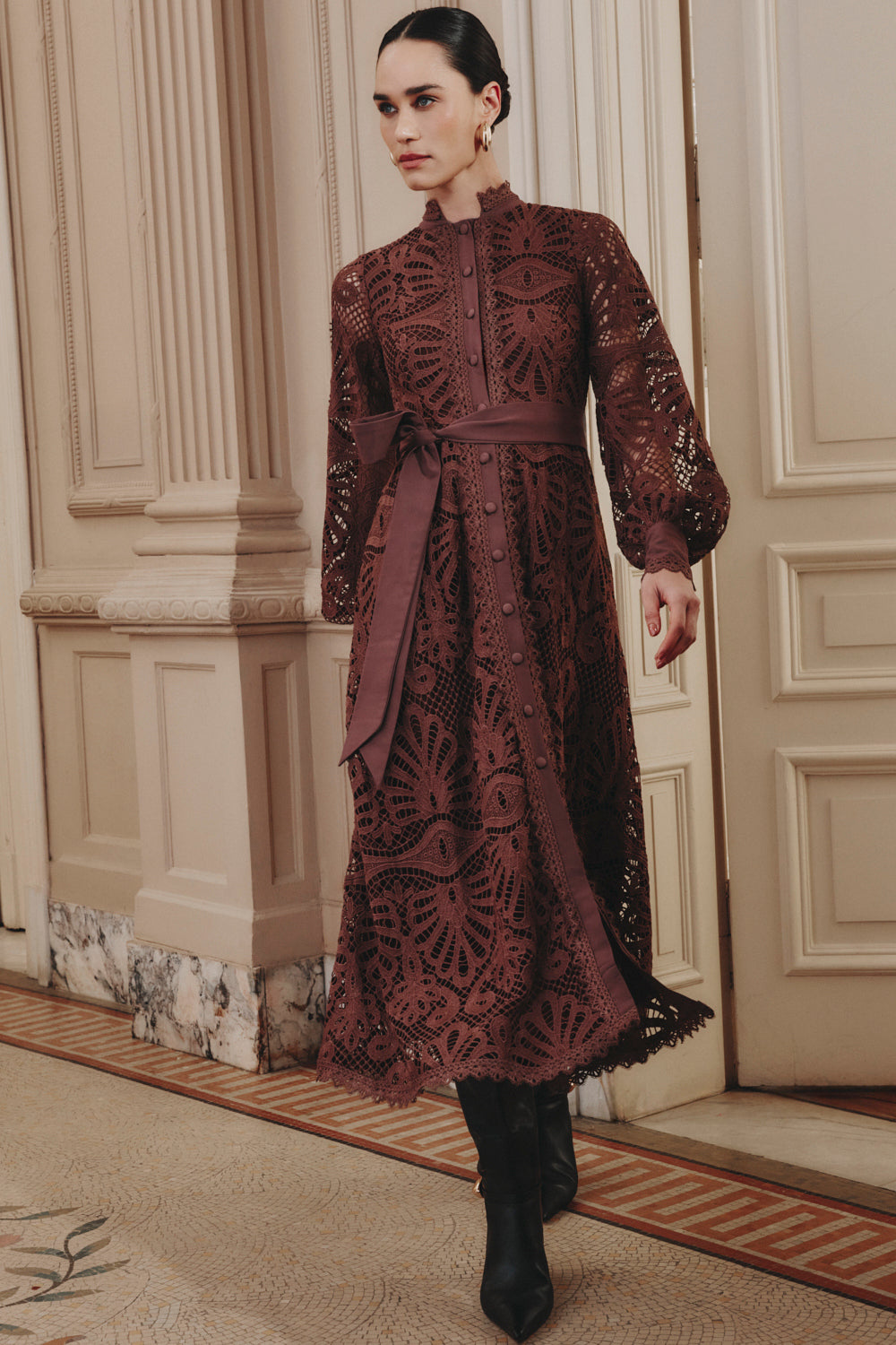 Vestido Lauriane Marron Rock Lola