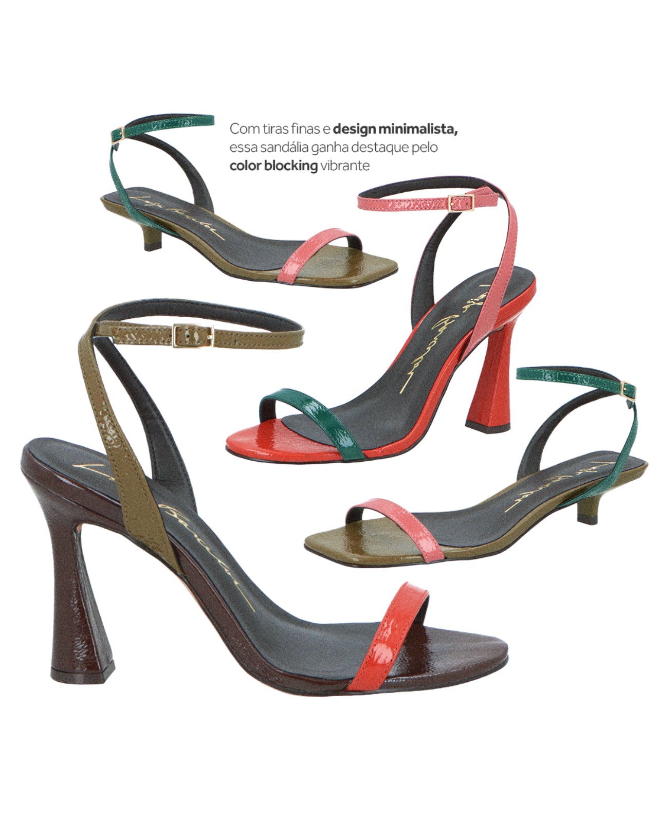 Sandalia Cuero Multicolor Luiza Barcelos - 138