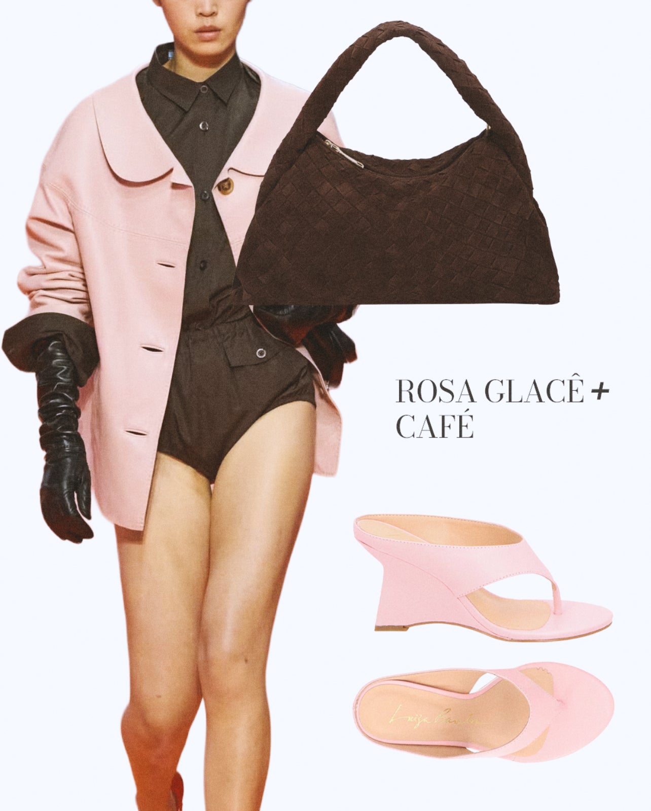 Sandalia Cuero Dedo Rosada Luiza Barcelos - 135