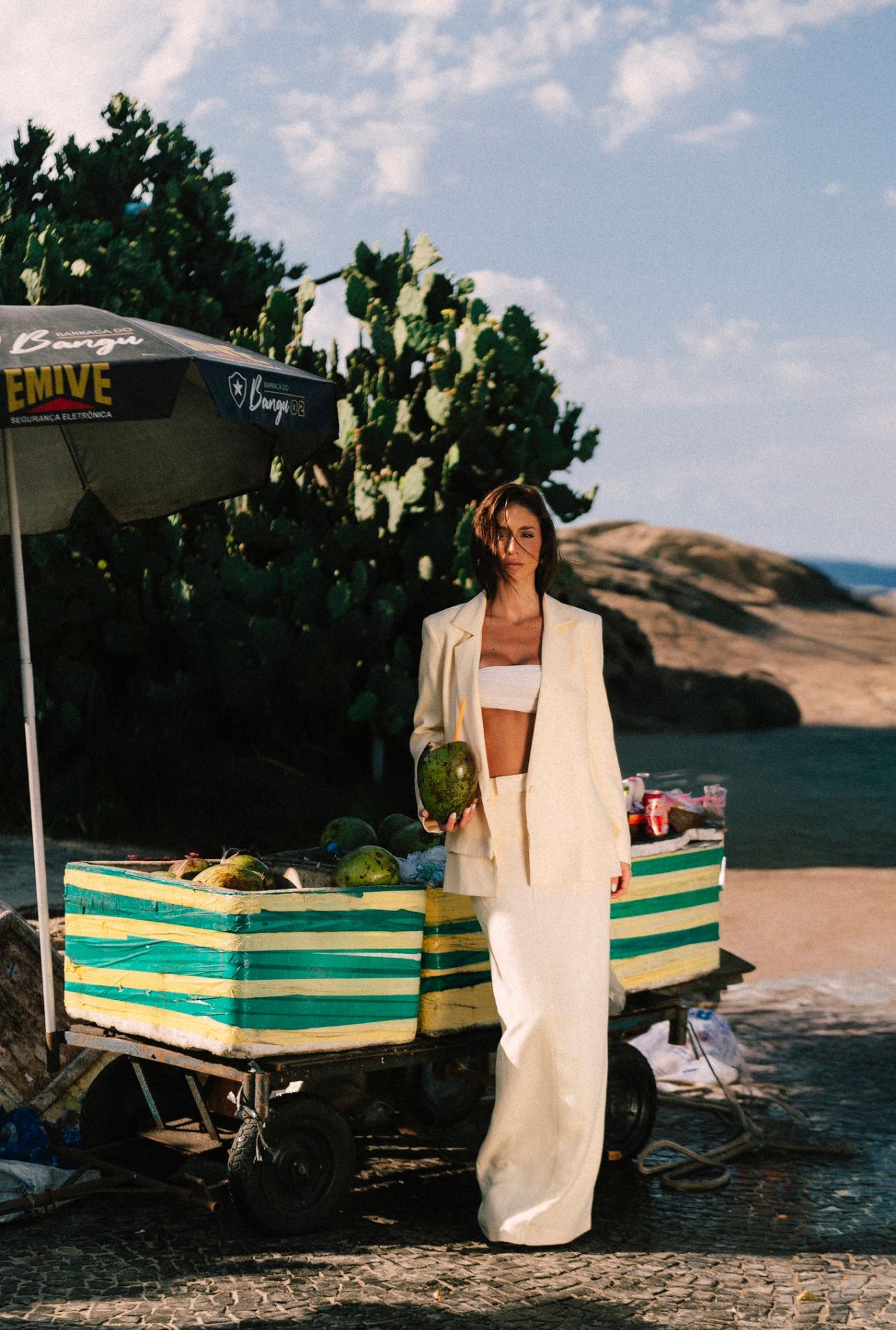 Falda Sarah Crema Oasis